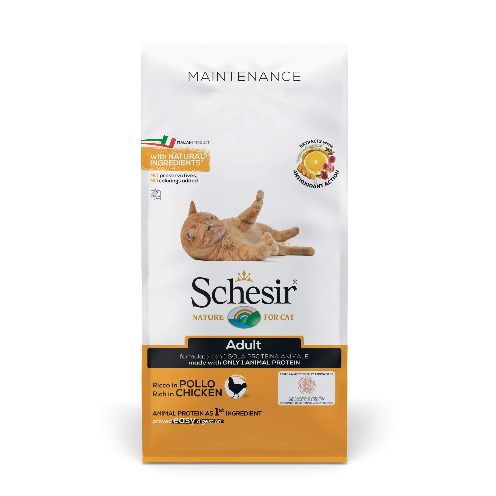 Schesir Adult Alimento Secco Completo per Gatti al Pollo, 10 kg - immagine 1