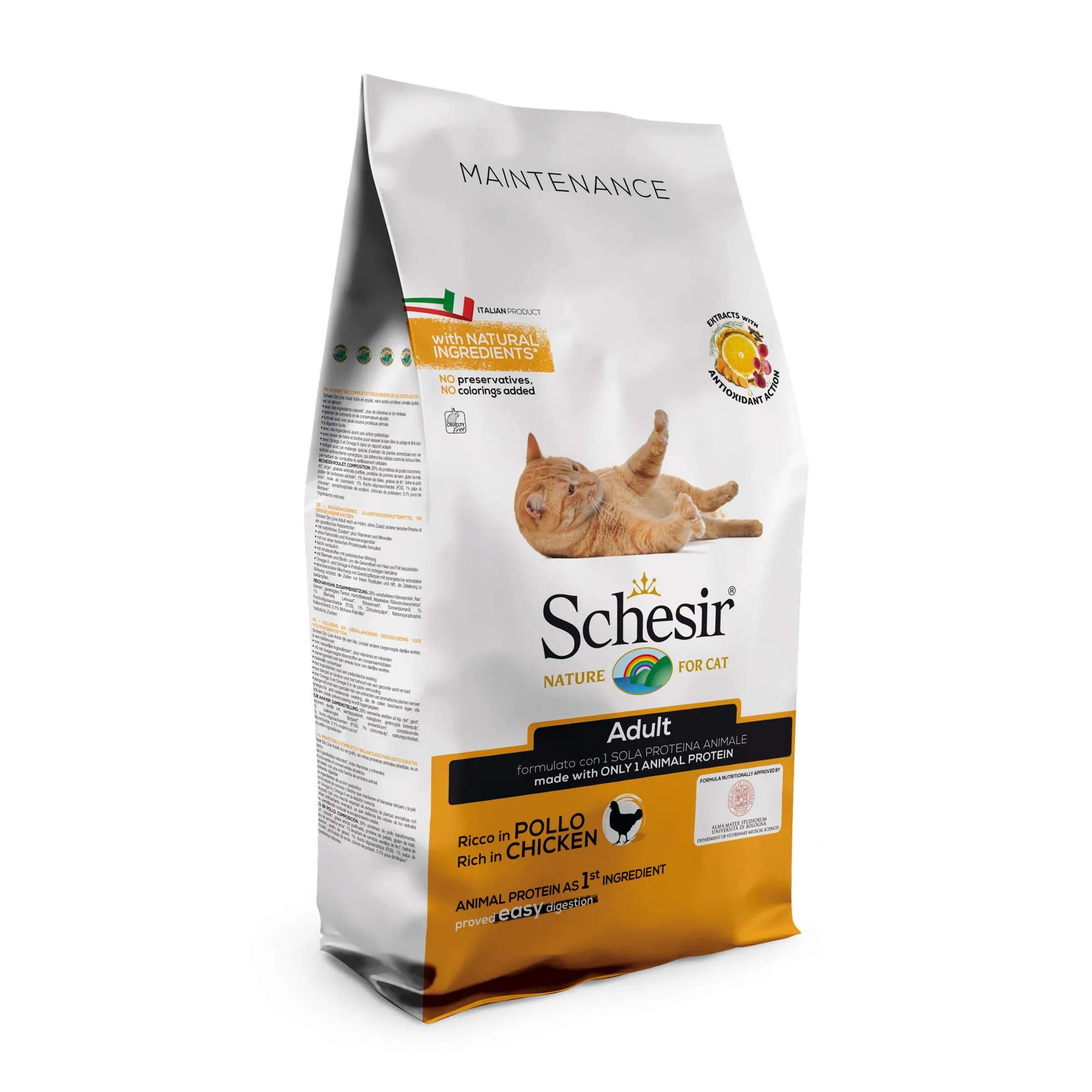Schesir Adult Alimento Secco Completo per Gatti al Pollo, 10 kg - immagine 2