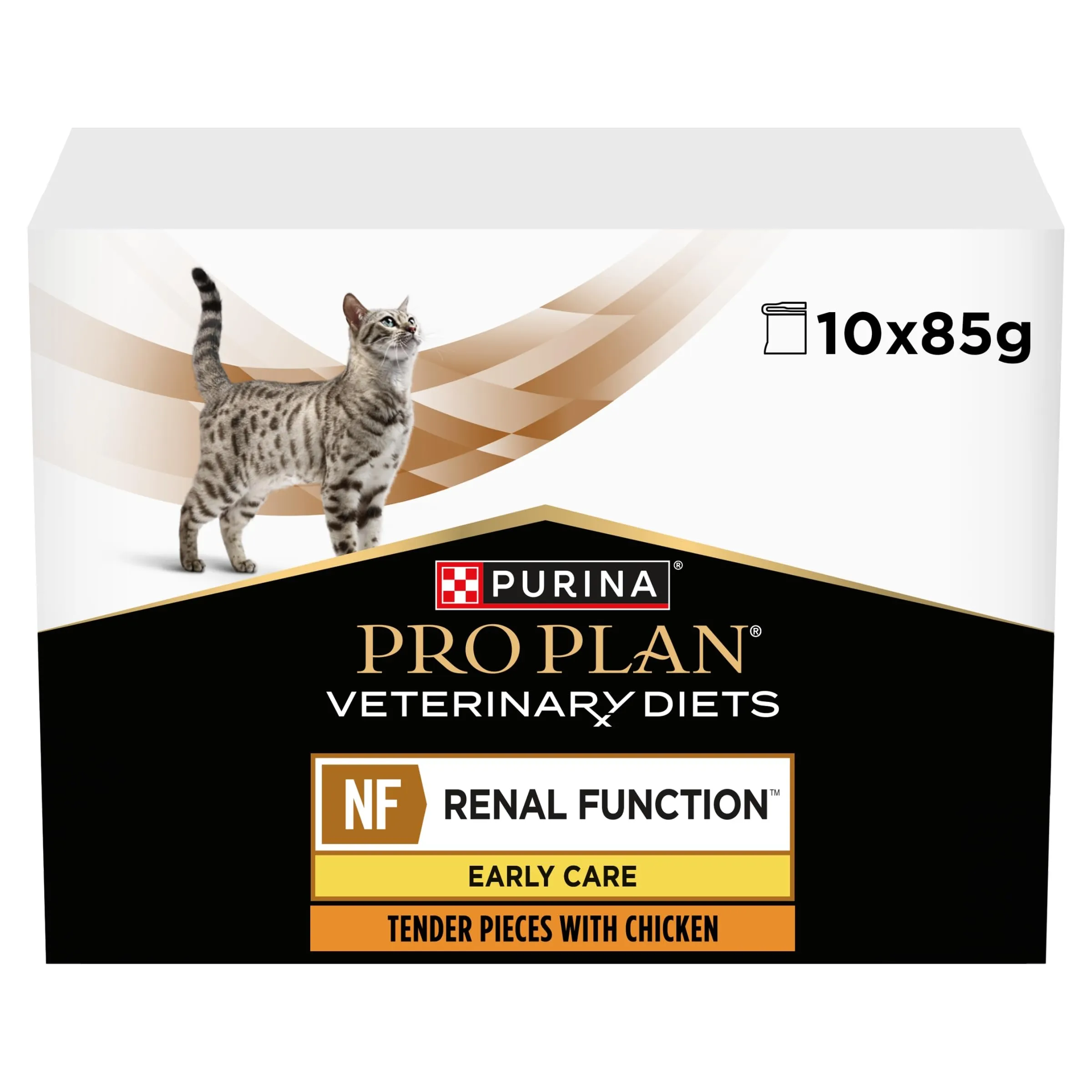 Purina Pro Plan Veterinary Diets Renal Function Early Care Cibo Umido per Gatti con Pollo, 40 Buste da 85g - immagine 1