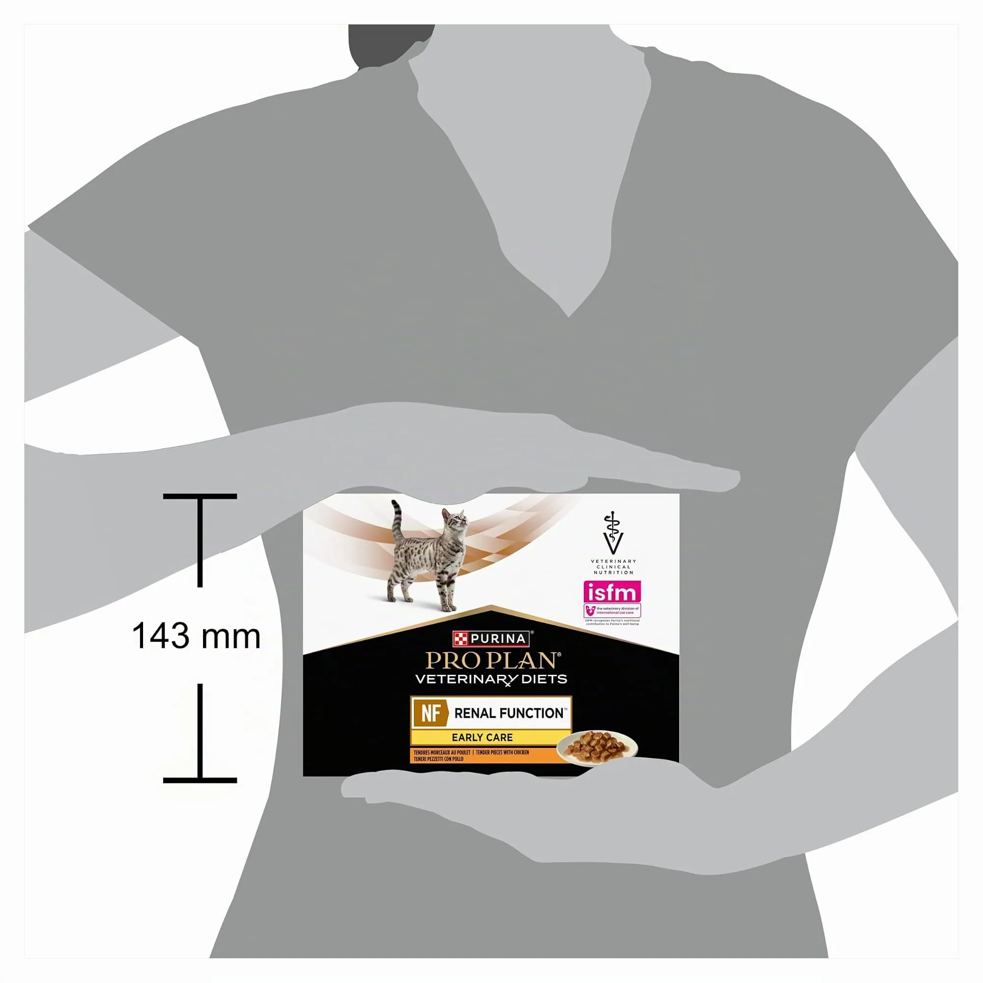 Purina Pro Plan Veterinary Diets Renal Function Early Care Cibo Umido per Gatti con Pollo, 40 Buste da 85g - immagine 11