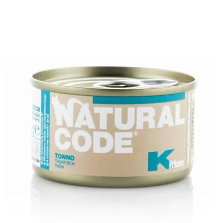 Natural Code Scatoletta Umido Gatto Kitten Tonno 85g - immagine 1