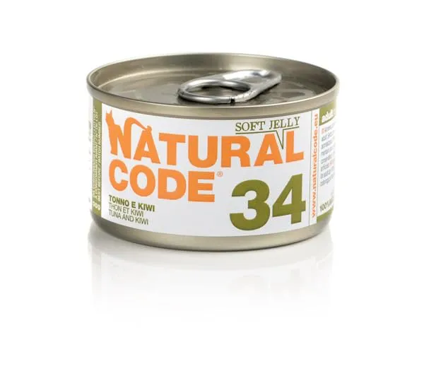 Natural Code Scatoletta Umido Gatto Tonno Kiwi 85g - immagine 1