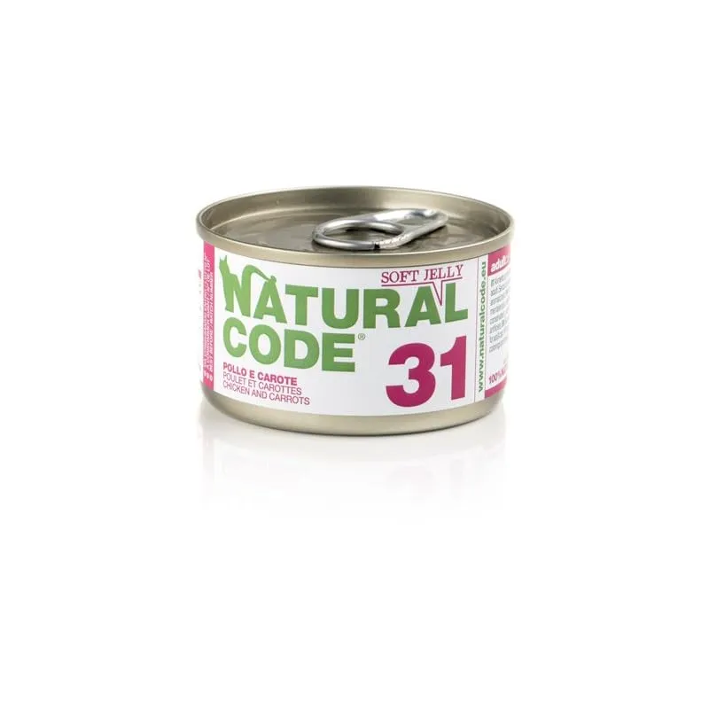 Natural Code Scatoletta Umido Gatto Pollo Carote 85g - immagine 1