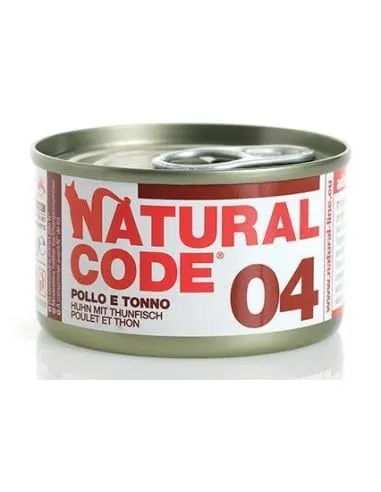 Natural Code Scatoletta Umido Gatto Pollo Tonno 85g - immagine 1