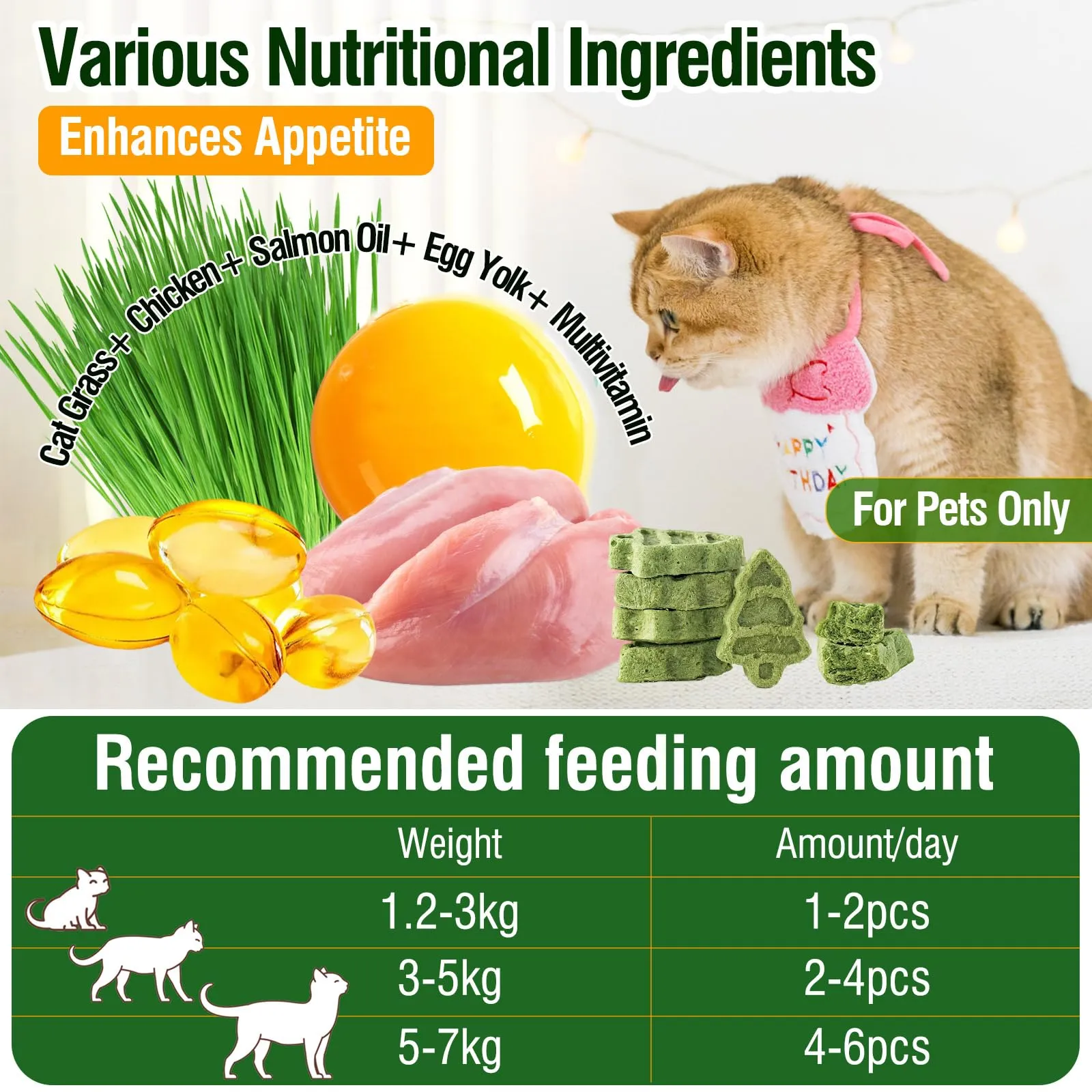PUPPBUDD Bastoncini di Erba per Gatti Liofilizzati, Snack Dentale con Erba Gatta, 100g - immagine 2