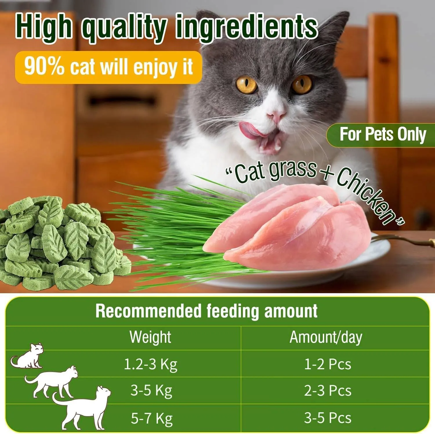 PUPPBUDD Bastoncini di Erba Gatta Liofilizzata per Gatti, Snack e Giocattolo Dentale, 100g - immagine 2