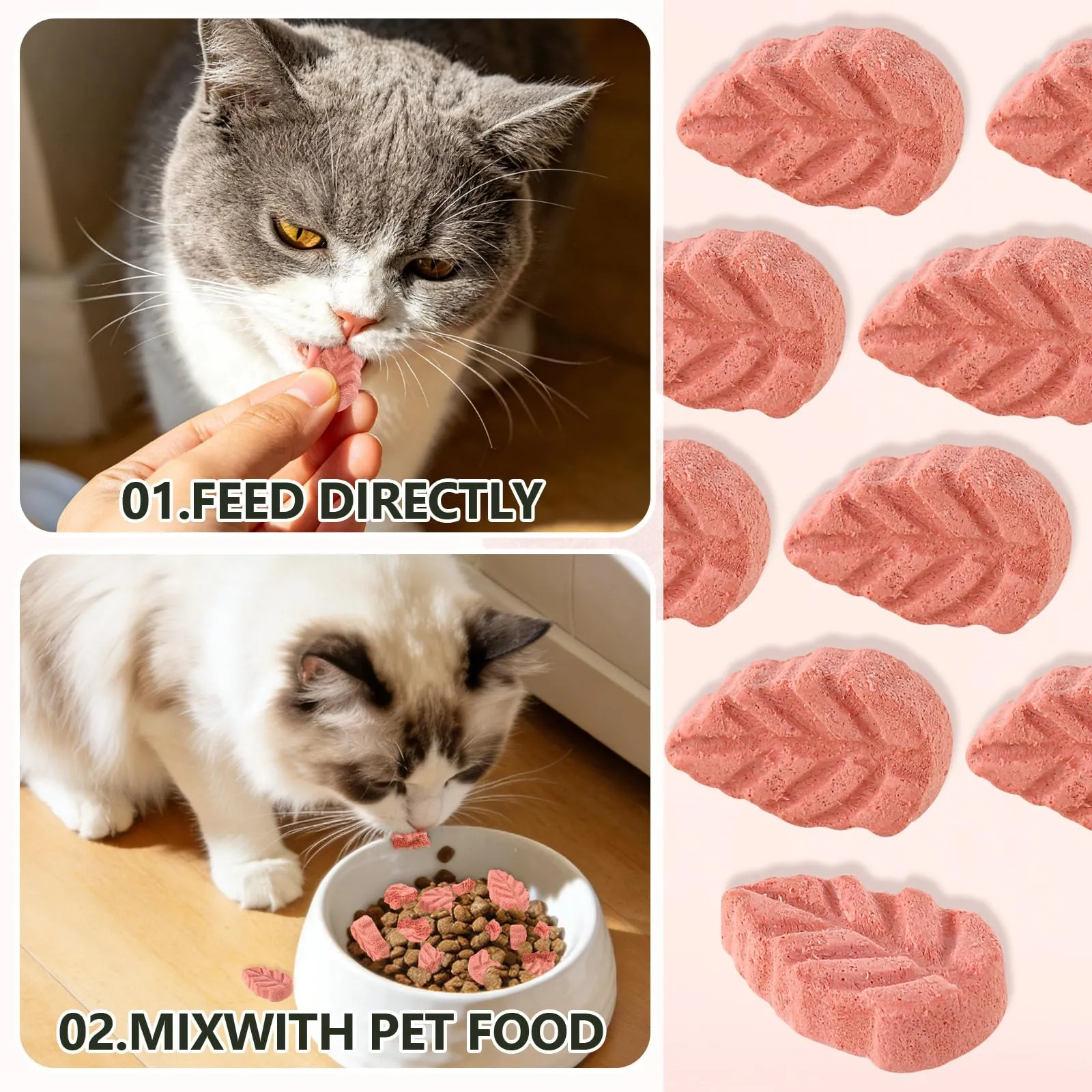 PUPPBUDD Snack liofilizzato di Pollo e Mirtillo Rosso per Gatti, 50g - immagine 6
