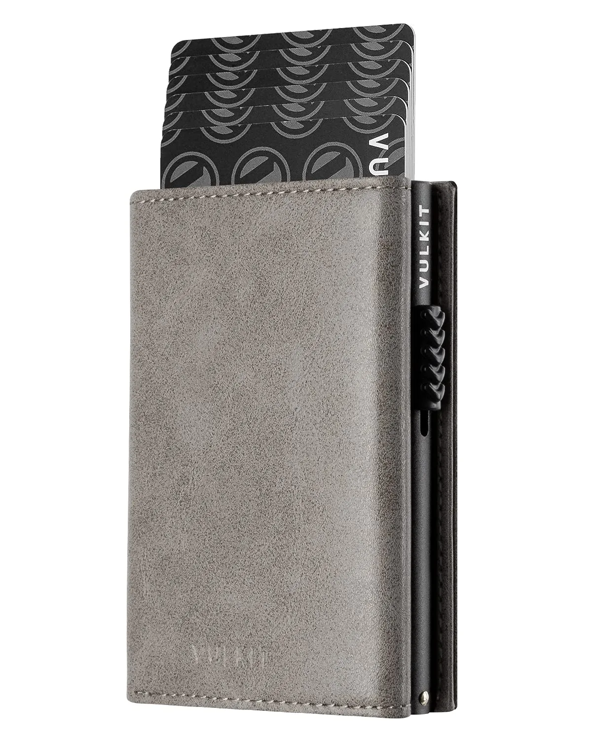 VULKIT Portafoglio Slim in Pelle con Protezione RFID e Porta Monete, VC302 - immagine 1