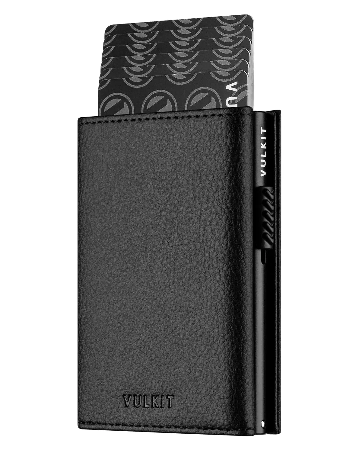 VULKIT Portafoglio Slim Portacarte in Pelle con Protezione RFID e Porta Monete VC302 - immagine 1