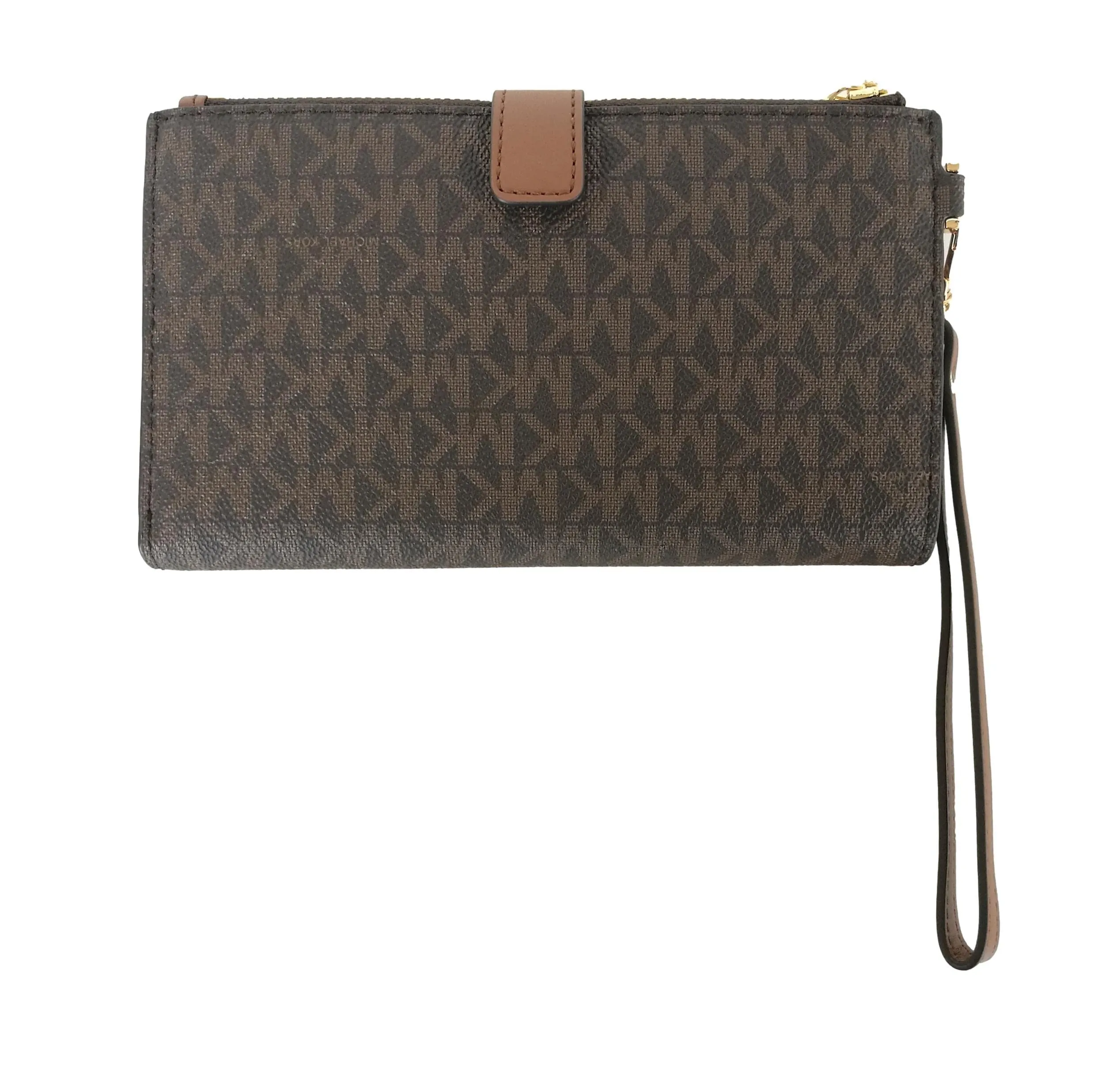 Michael Kors Jet Set Travel Portafoglio da viaggio con cinturino da polso e doppia cerniera da donna, Large - immagine 3