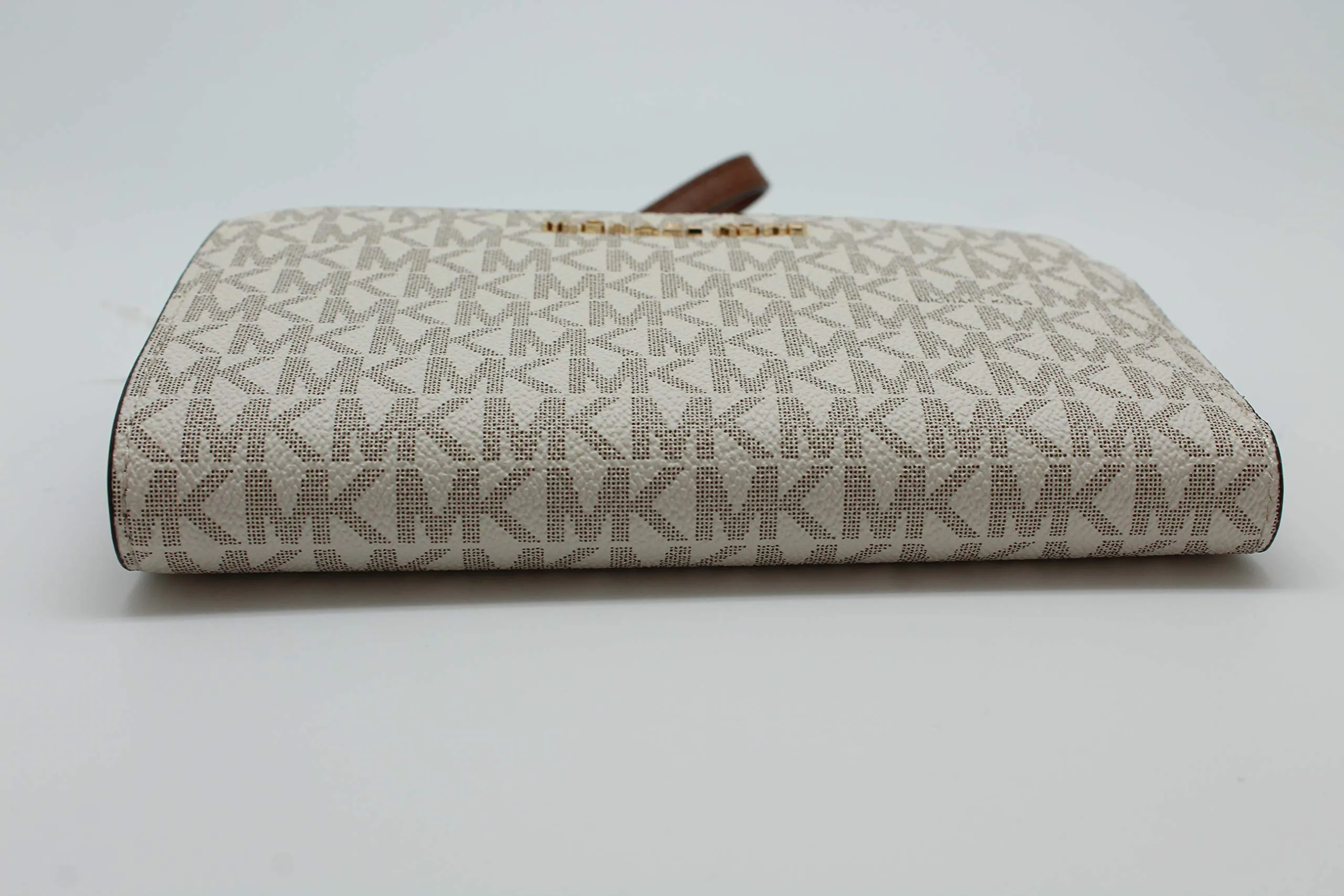Michael Kors Jet Set Travel Portafoglio da viaggio con cinturino da polso e doppia cerniera da donna, Large - immagine 2