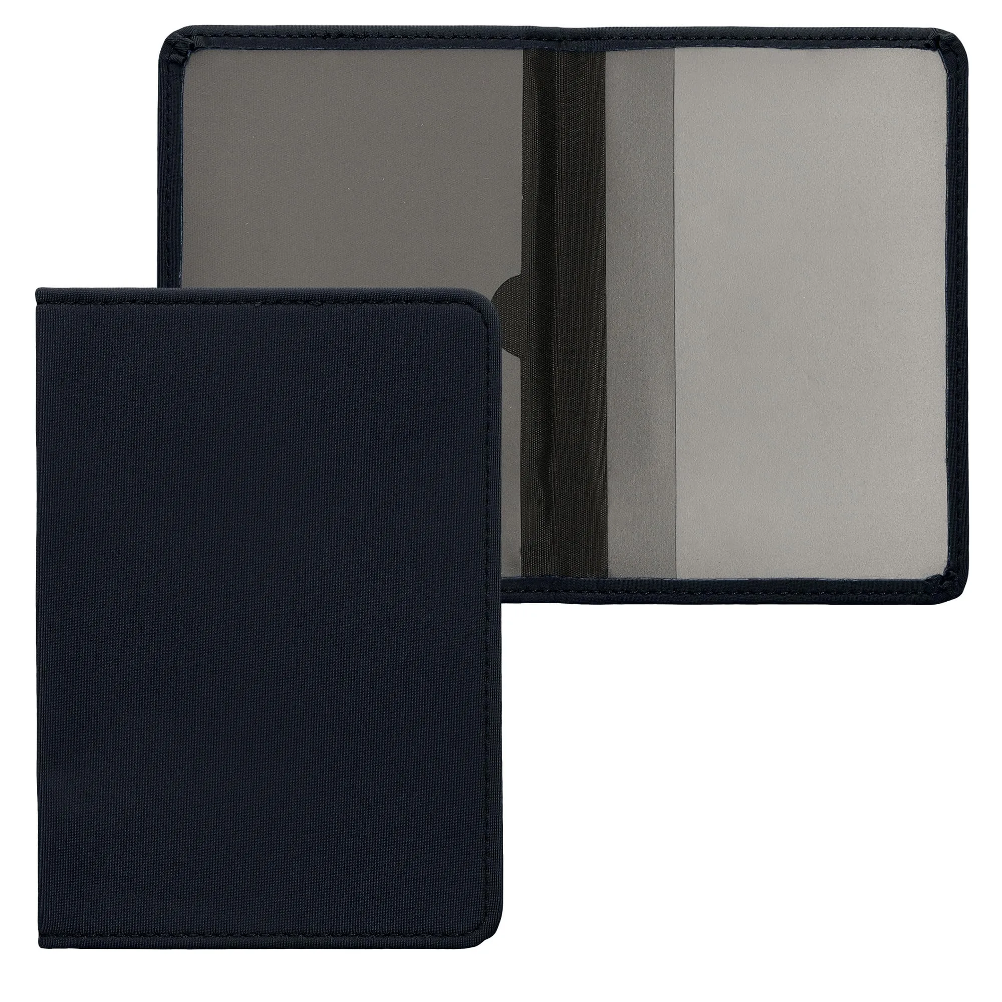 kwmobile Custodia in Neoprene per Libretto di Circolazione e Patente, Blu Scuro - immagine 7