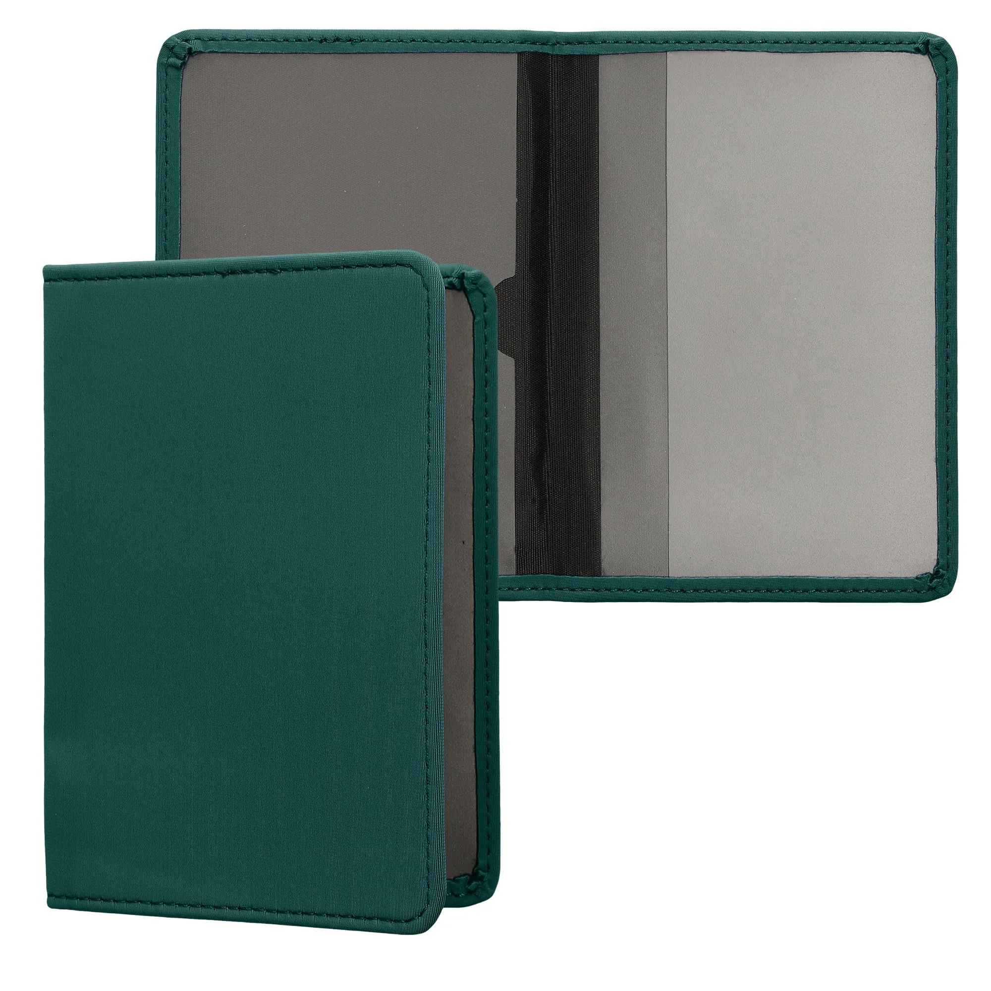 kwmobile Custodia in Neoprene per Libretto di Circolazione e Patente, Petrolio - immagine 1