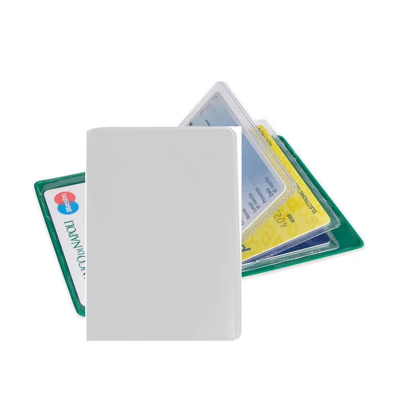 ONE SHOP Porta Carte di Credito e Tessere in PVC 6 Tasche (Bianco) - immagine 2