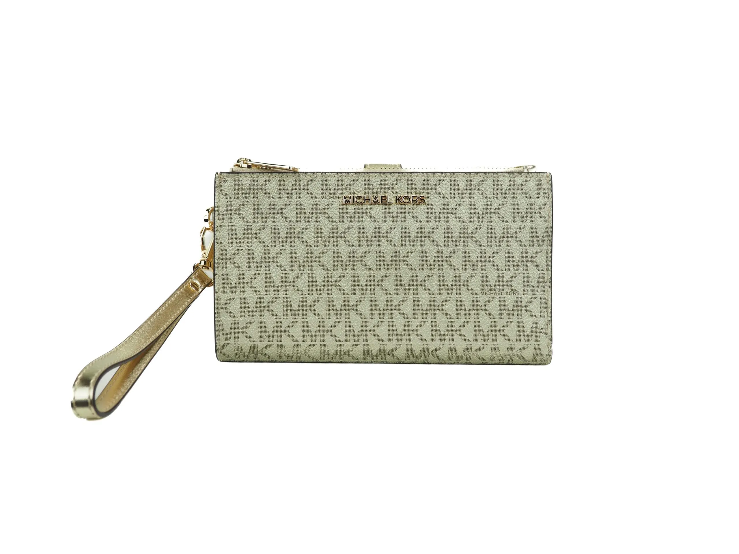 Michael Kors Portafoglio Blu Navy Oro Chiaro - immagine 1