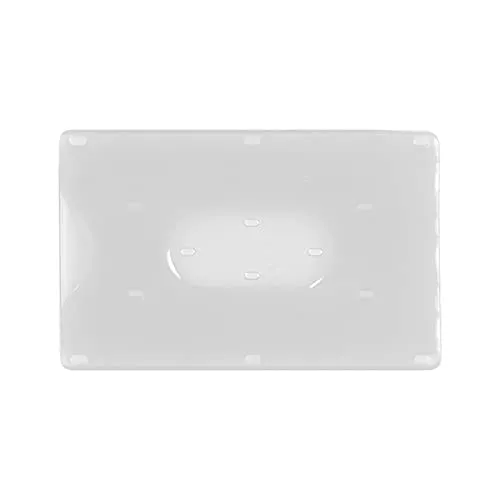 ONE SHOP Porta tessere in plastica rigida per carte di credito, patente e carta identità, Trasparente, 2 pezzi - immagine 1