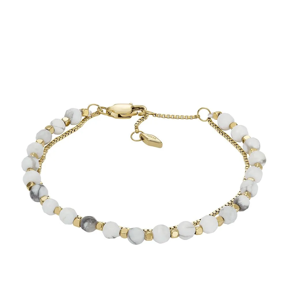 Fossil Women's Semi-Precious Beads Bracelet with Lobster Clasp JF04443710 - immagine 1
