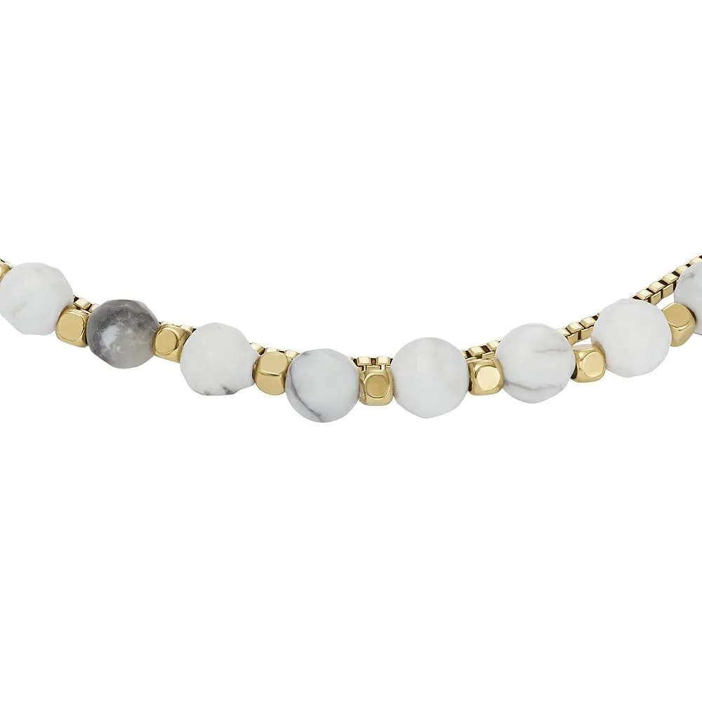 Fossil Women's Semi-Precious Beads Bracelet with Lobster Clasp JF04443710 - immagine 4