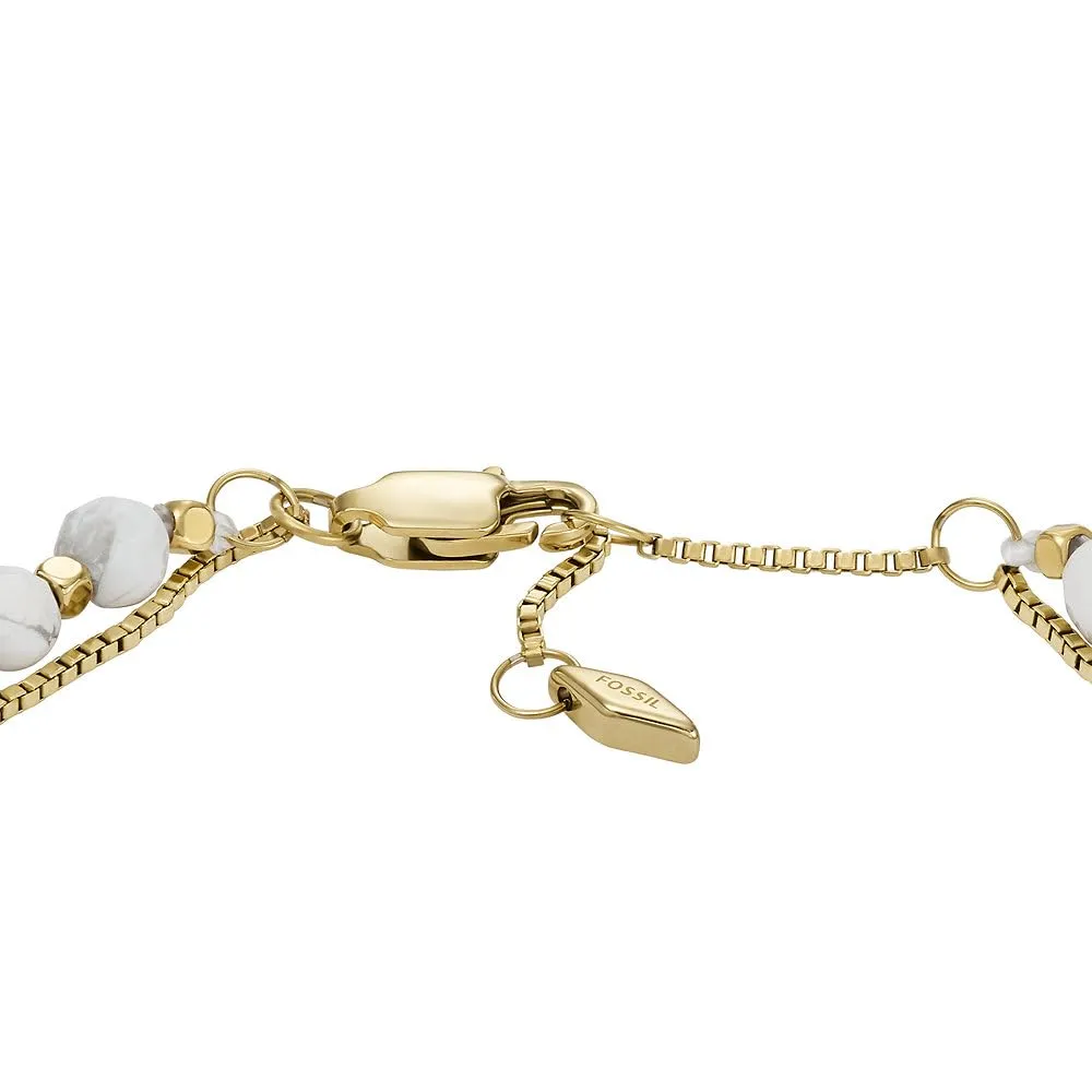 Fossil Women's Semi-Precious Beads Bracelet with Lobster Clasp JF04443710 - immagine 5
