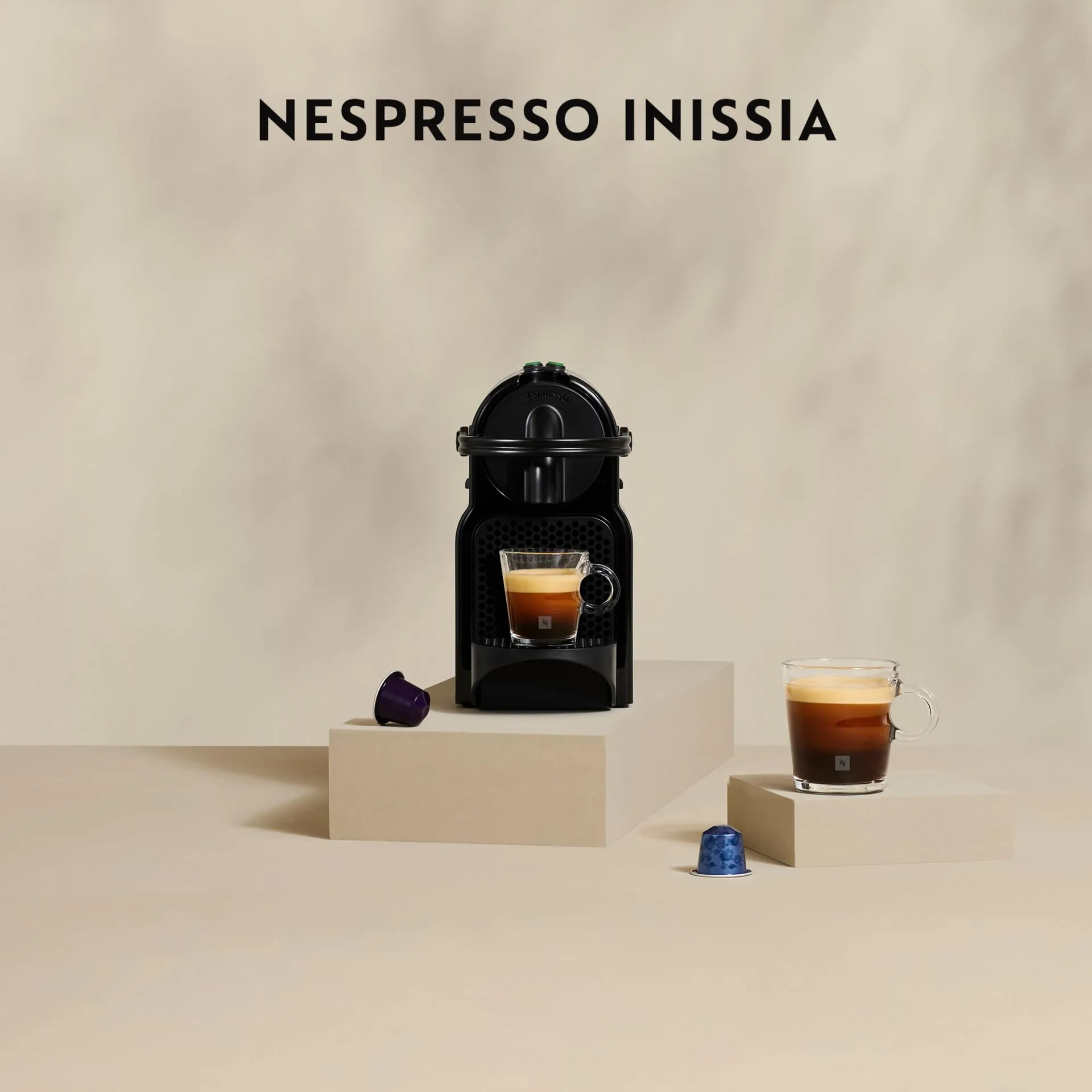 Nespresso DeLonghi Inissia EN80.BAE Schwarz inkl. Aeroccino - immagine 6