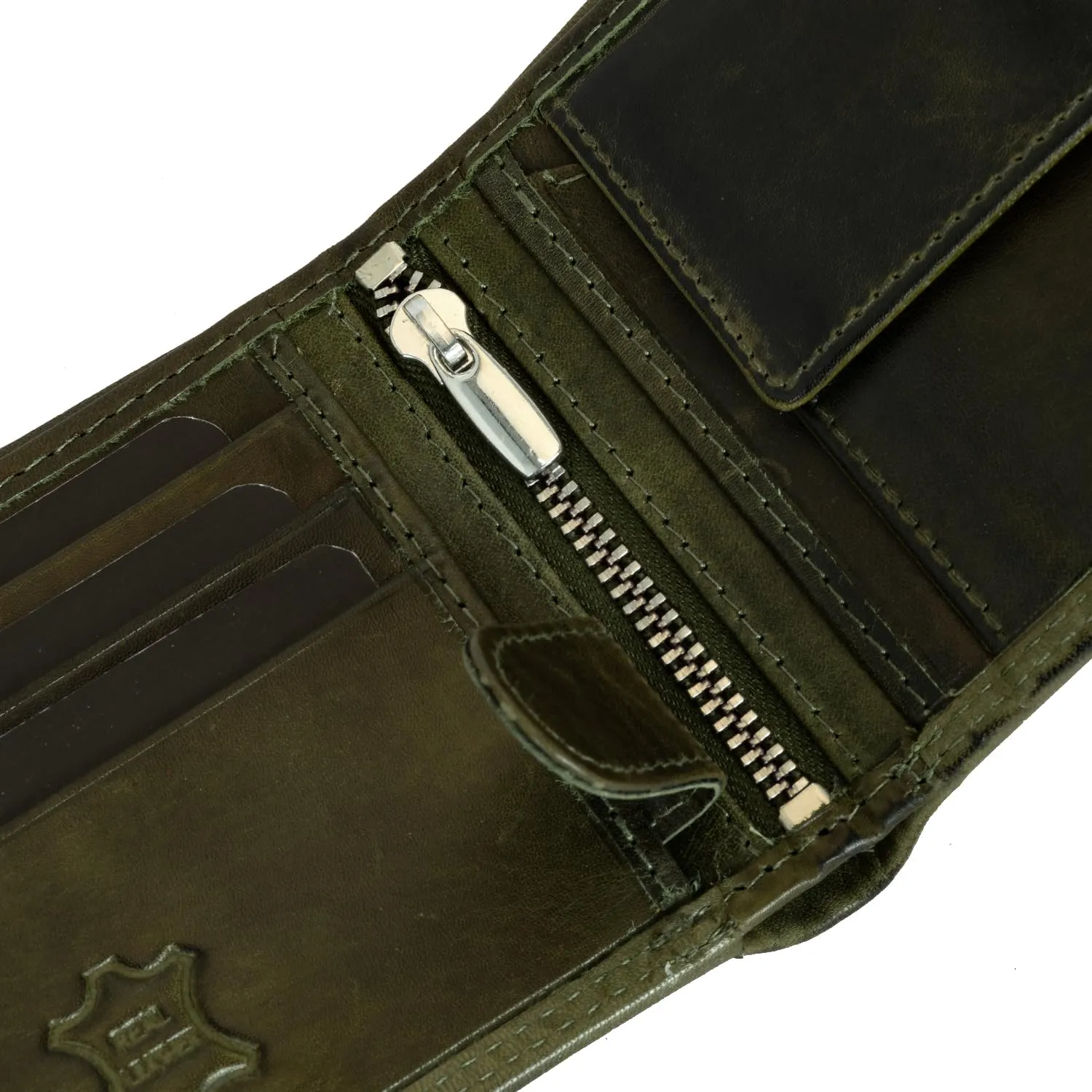 Fa.Volmer Portafoglio in Pelle da Uomo con Protezione RFID, Sottile, Classico - immagine 6