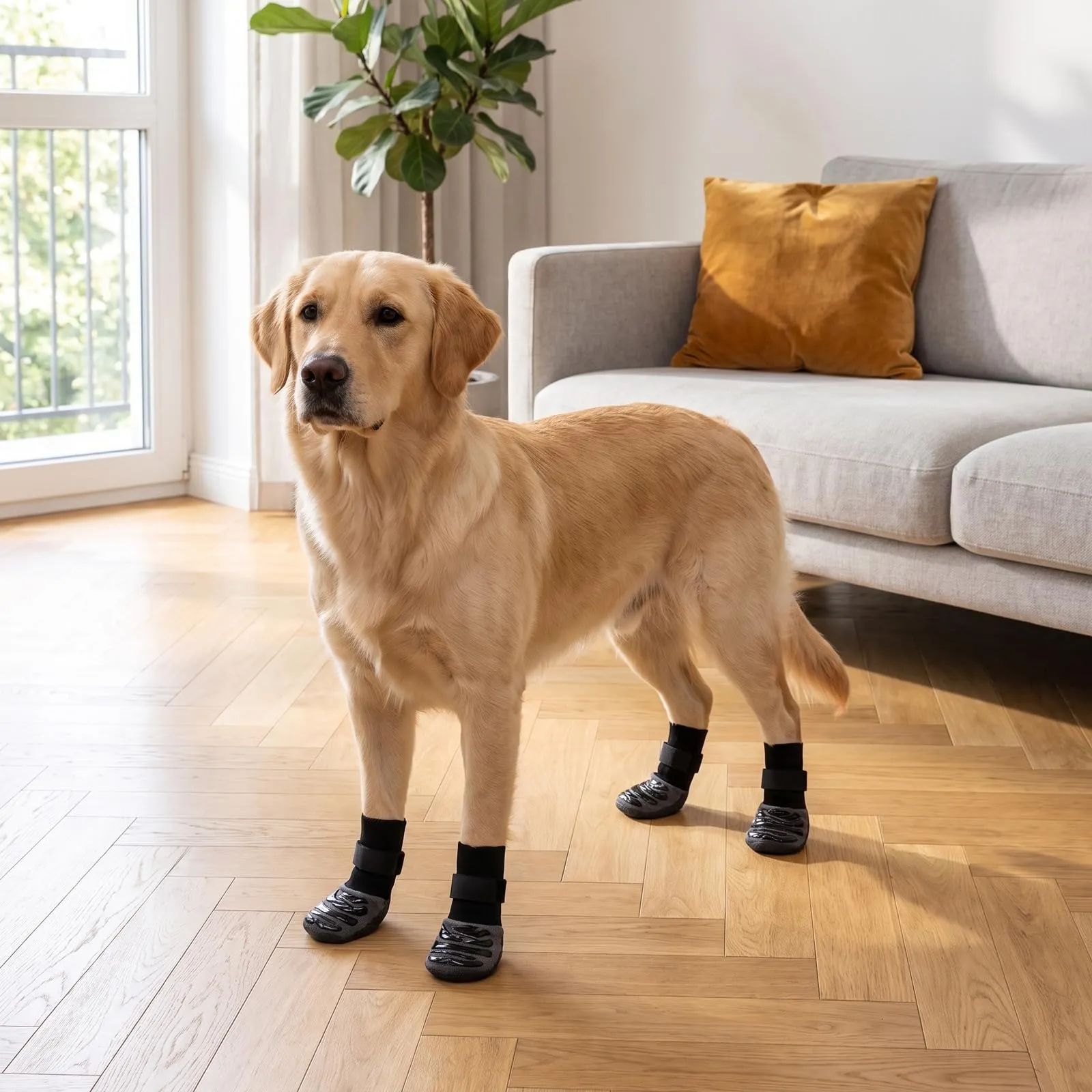 Naapesi Calzini Antiscivolo per Cani con Grip Extra-Spesso, Taglia L - immagine 6