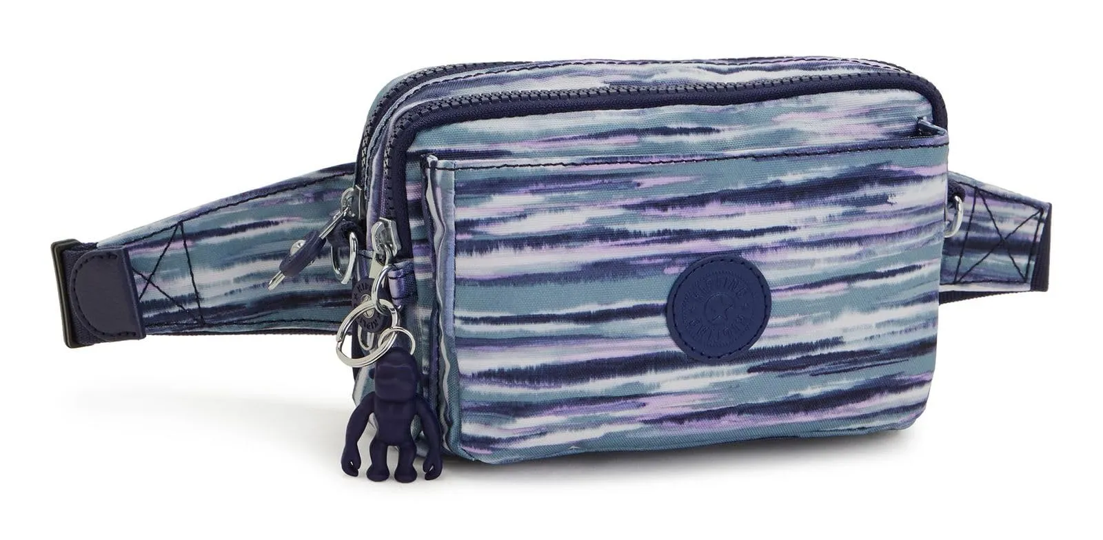 Kipling Abanu Multi Borsa a Tracolla Trasformabile in Marsupio, Brush Stripes - immagine 3