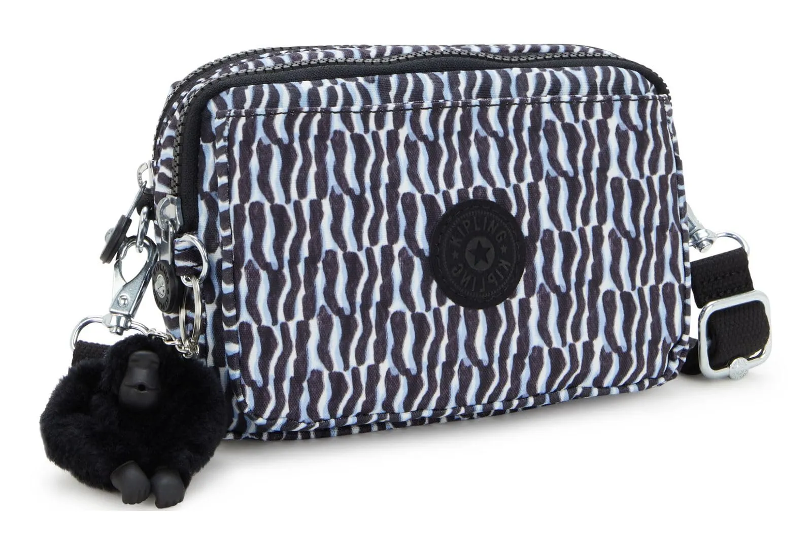 Kipling Abanu Multi Borsa a Tracolla e Marsupio, Holiday Waves (Blu) - immagine 4