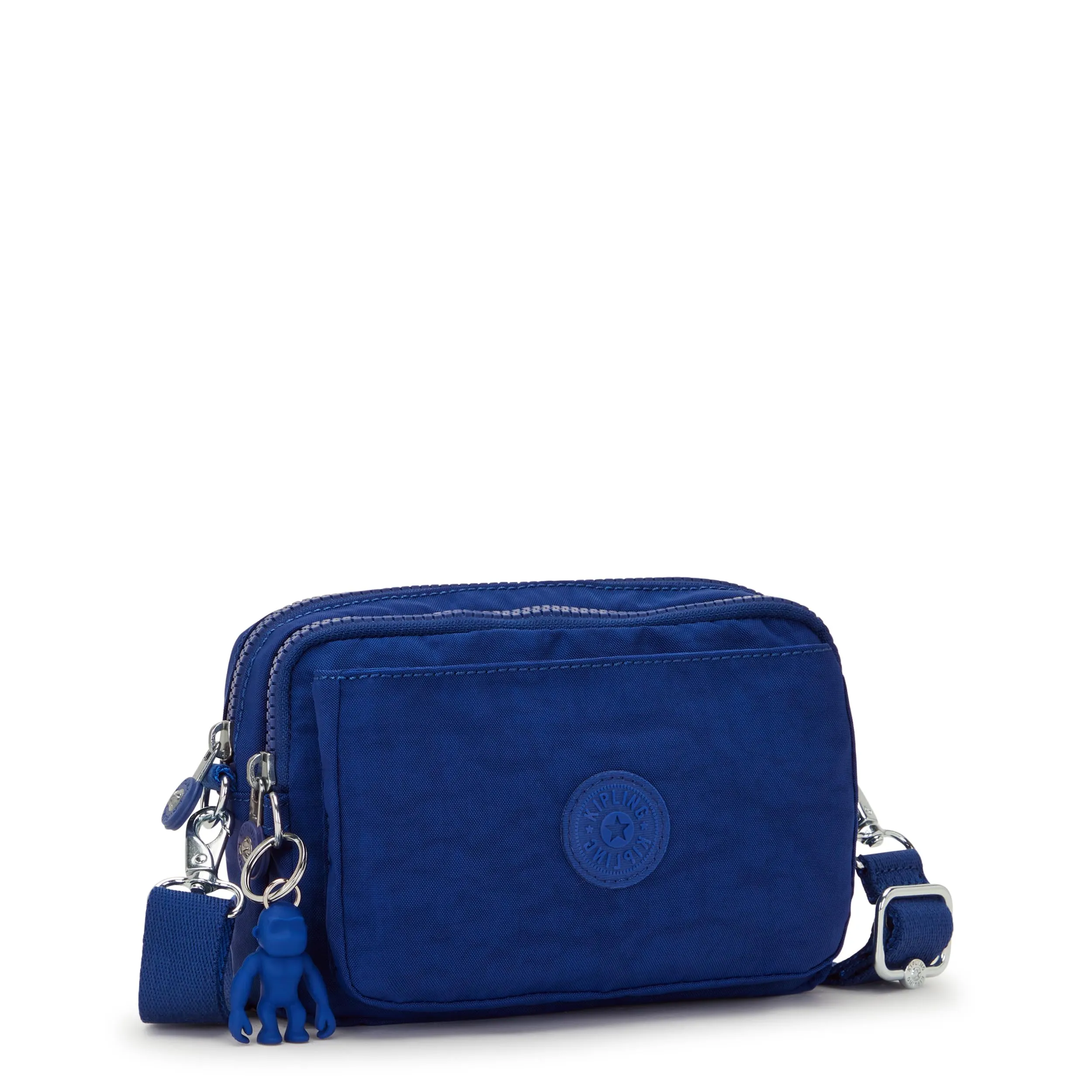 Kipling Abanu Multi Borsa a Tracolla Trasformabile in Marsupio, Deep Sky Blue - immagine 7