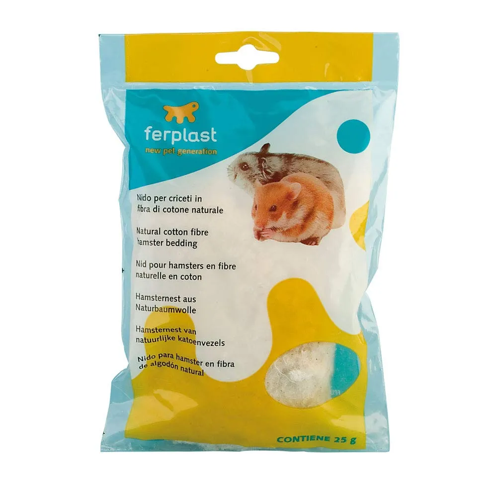 Ferplast FPU 4630 Nido in Fibra di Cotone Naturale per Criceti - immagine 1