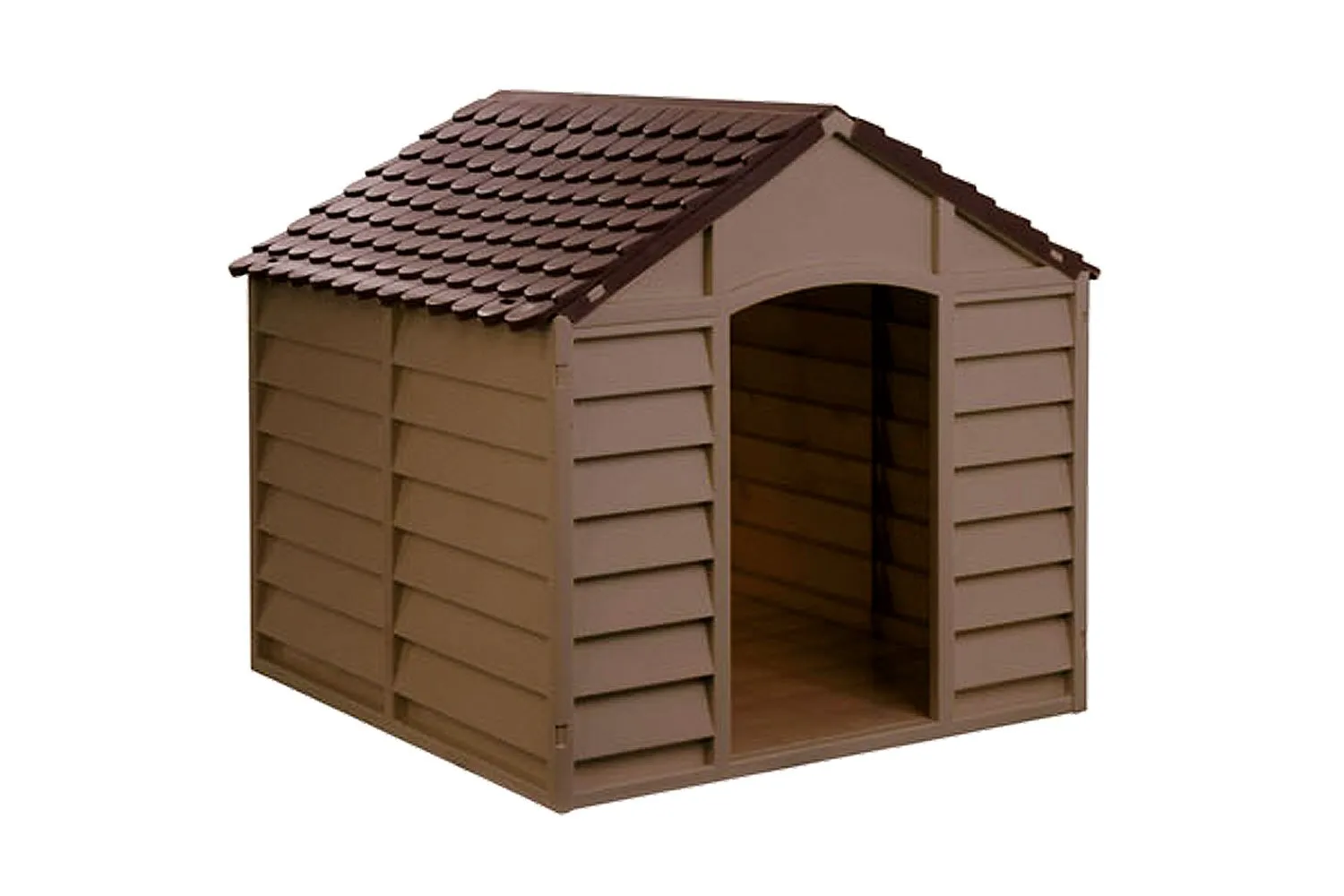 Avanti Trendstore Cuccia per Cani in Resina Marrone Taglia Media Grande 78x84x85 cm - immagine 1