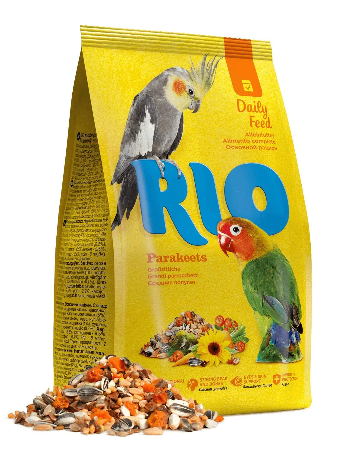 RIO Mangime completo per pappagalli di grandi dimensioni, 1 kg - immagine 1