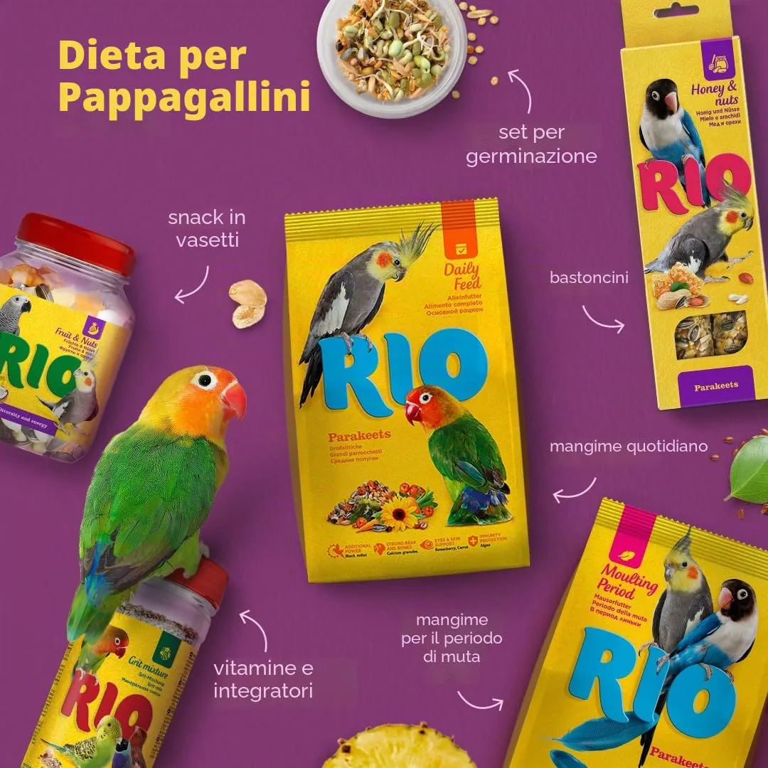 RIO Mangime completo per pappagalli di grandi dimensioni, 1 kg - immagine 8