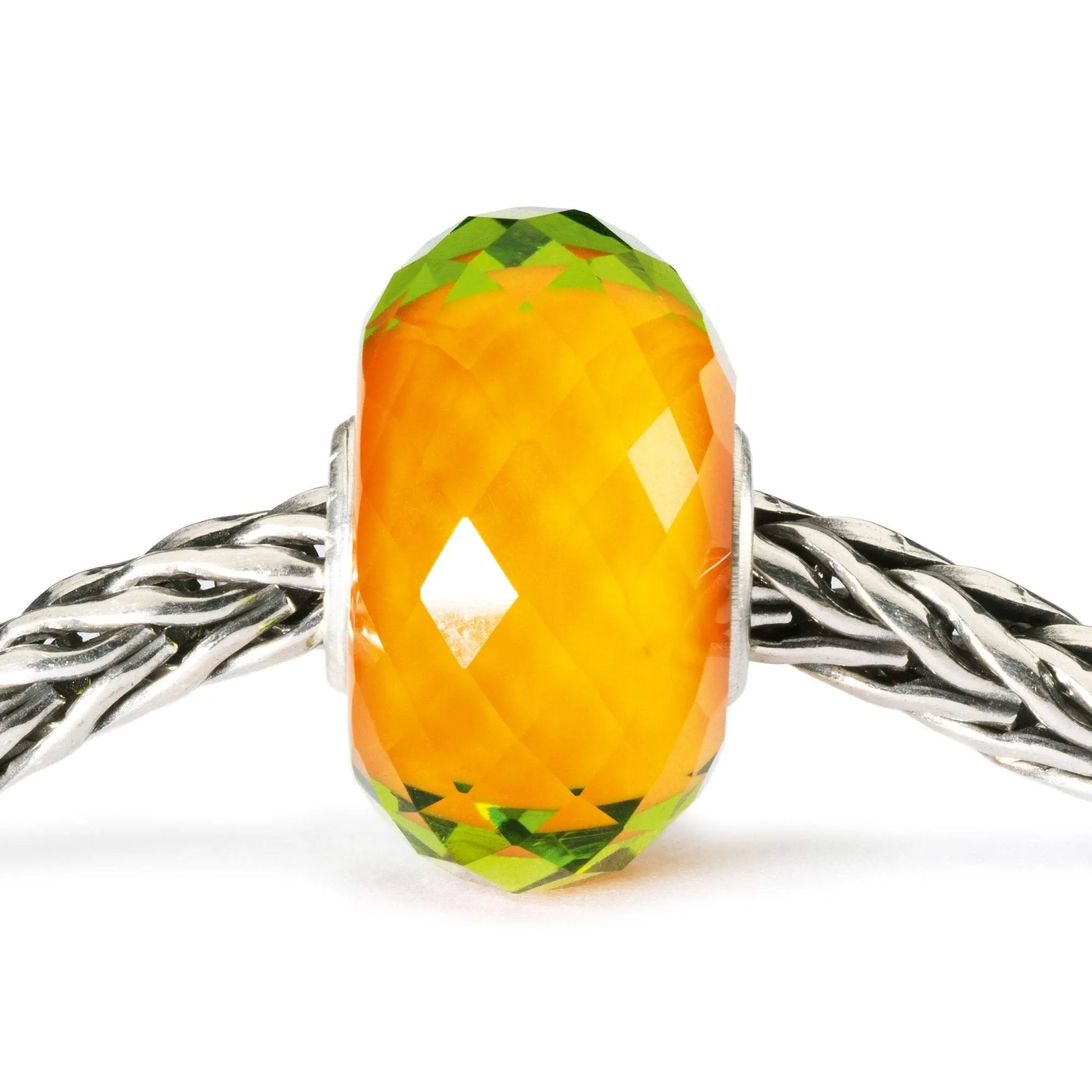 Trollbeads Masala Facet Charm in Sterling Silver 925 and Glass - TGLBE-20008 - immagine 2
