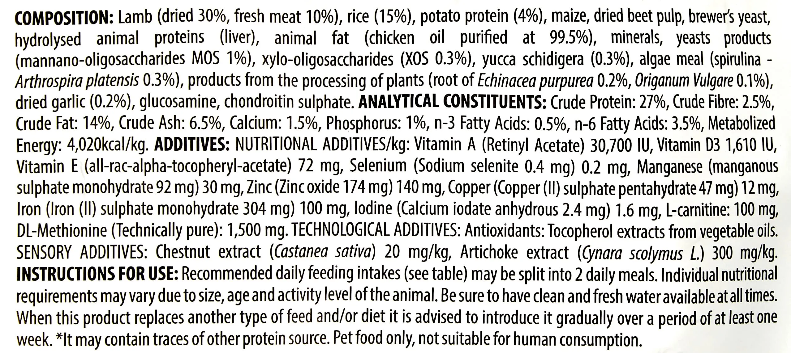 Monge Natural Superpremium Monoprotein Adult Lamb with Rice and Potatoes Dog Food, 7.5 kg - immagine 5