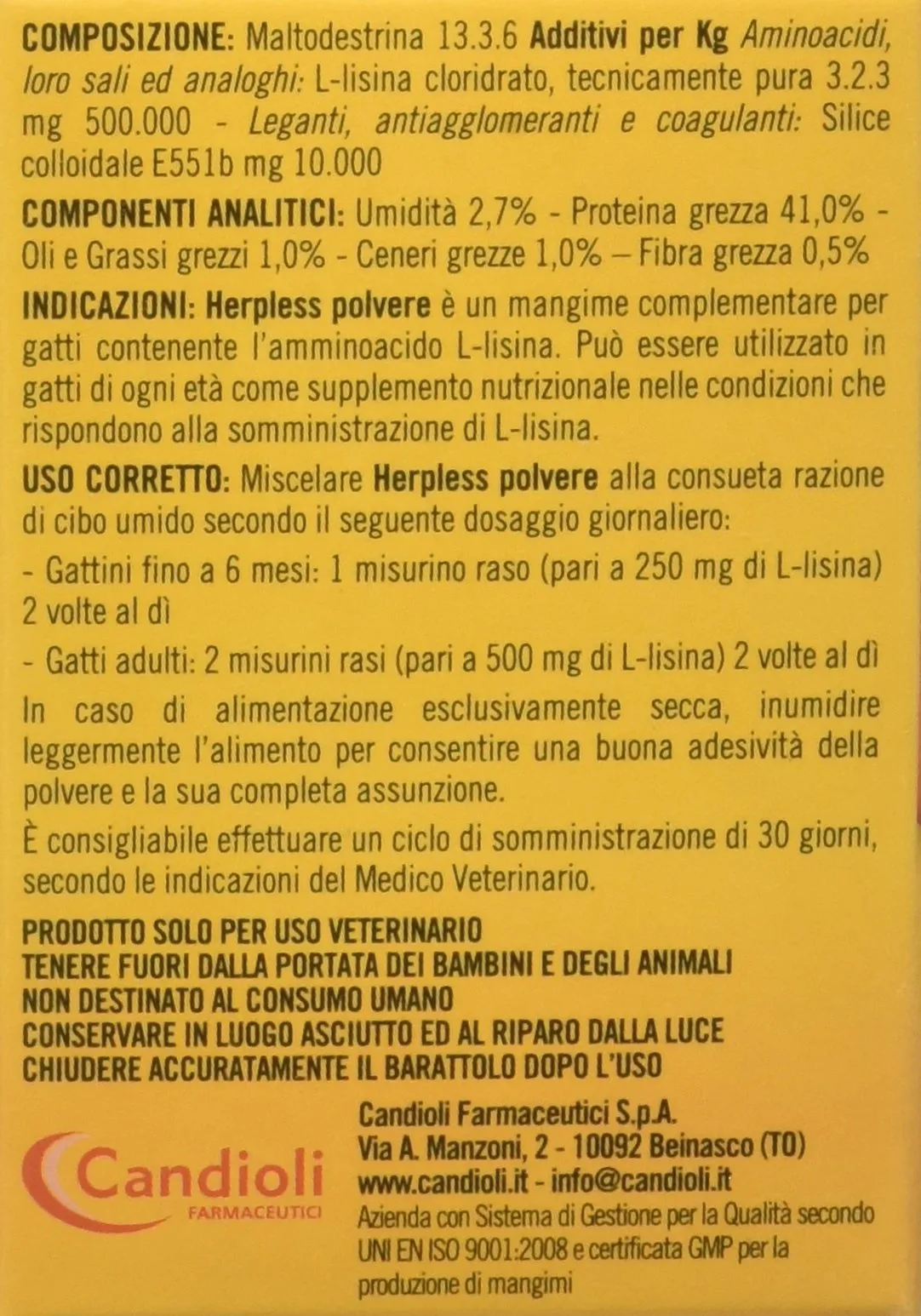 Candioli Herpless 30 g - immagine 2