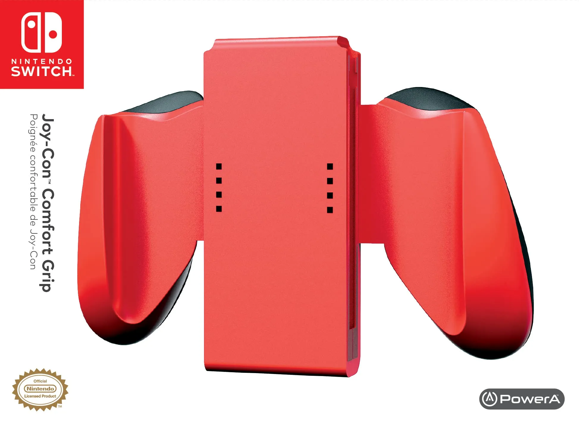 PowerA Joy-Con Comfort Grip for Nintendo Switch - Rosso - immagine 4