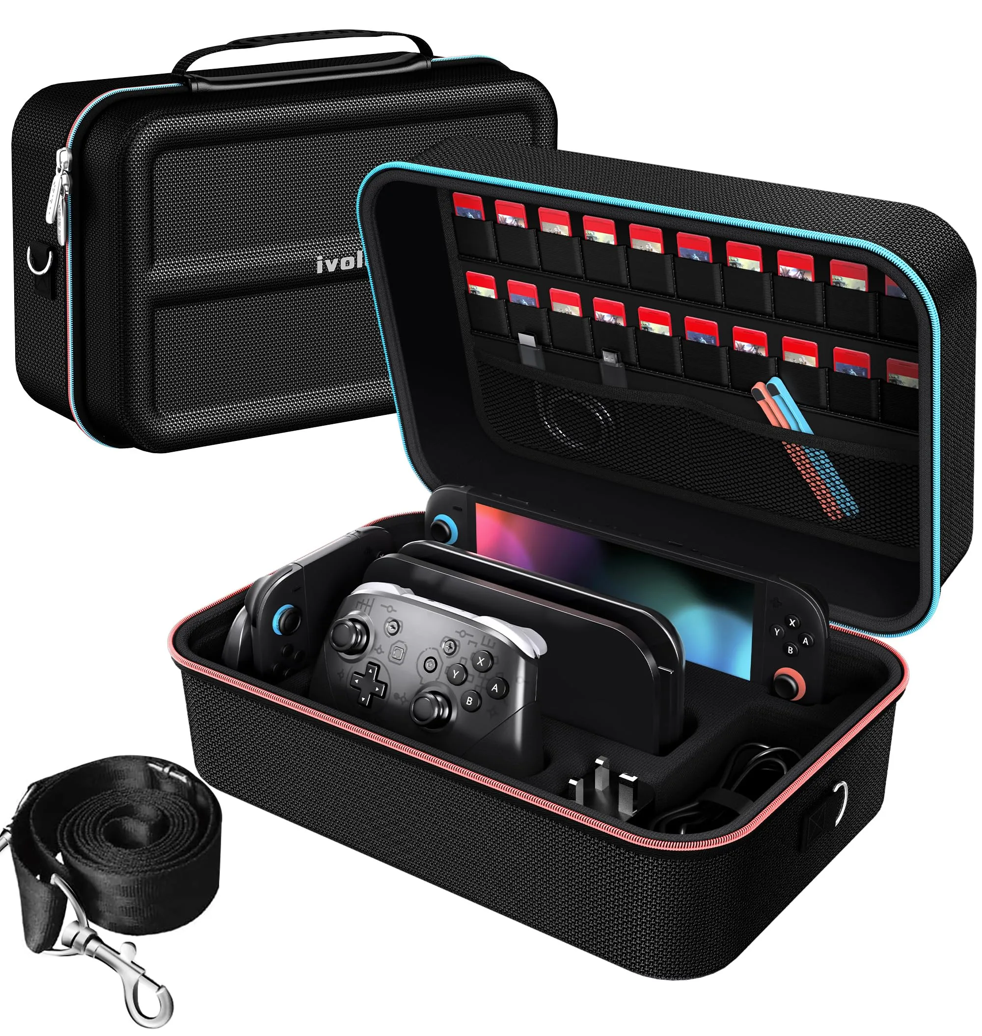 iVoler Custodia di Trasporto Rigida per Nintendo Switch e Nintendo Switch OLED - immagine 1