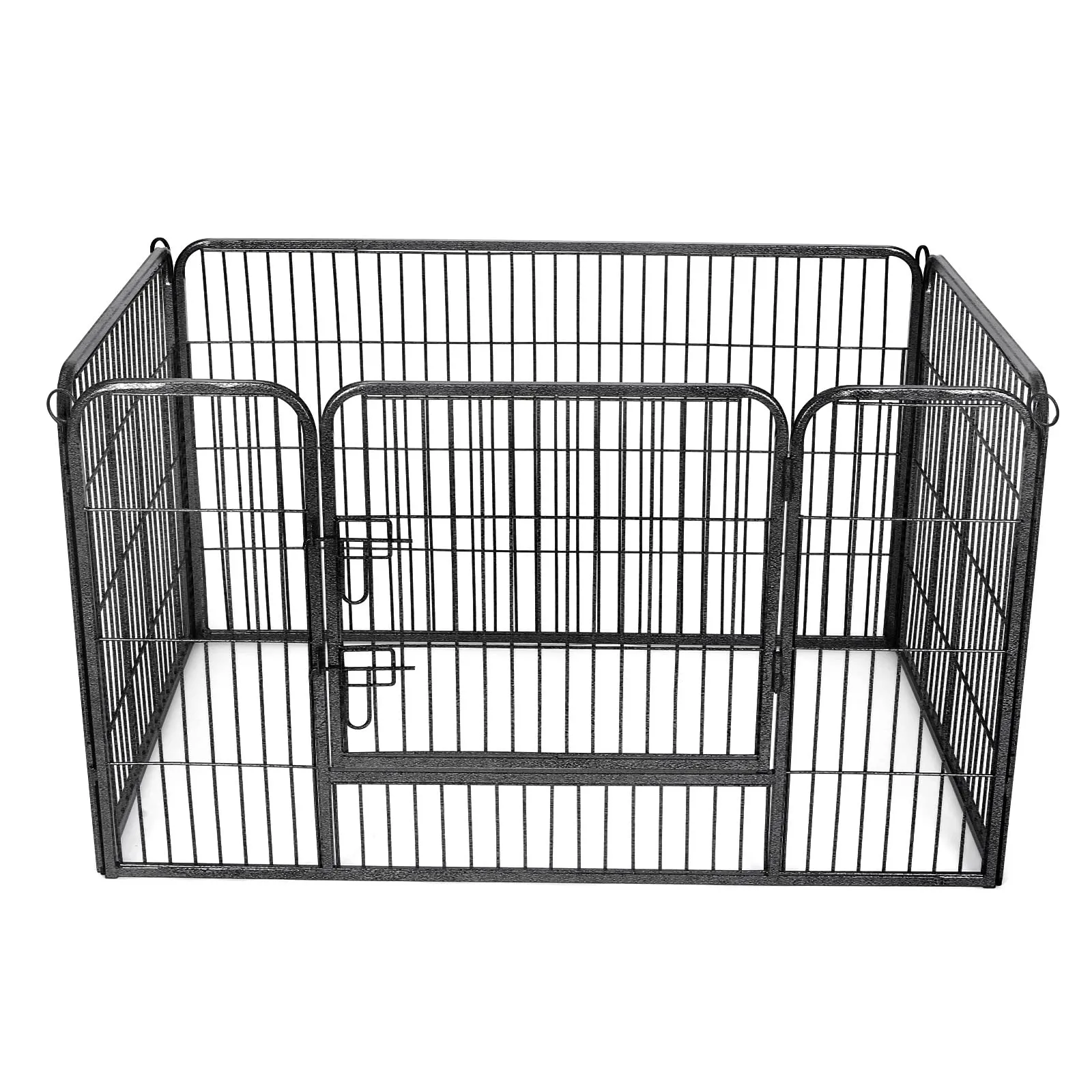 Feandrea Recinto per Animali in Metallo, 122 x 80 x 70 cm, Grigio - immagine 7