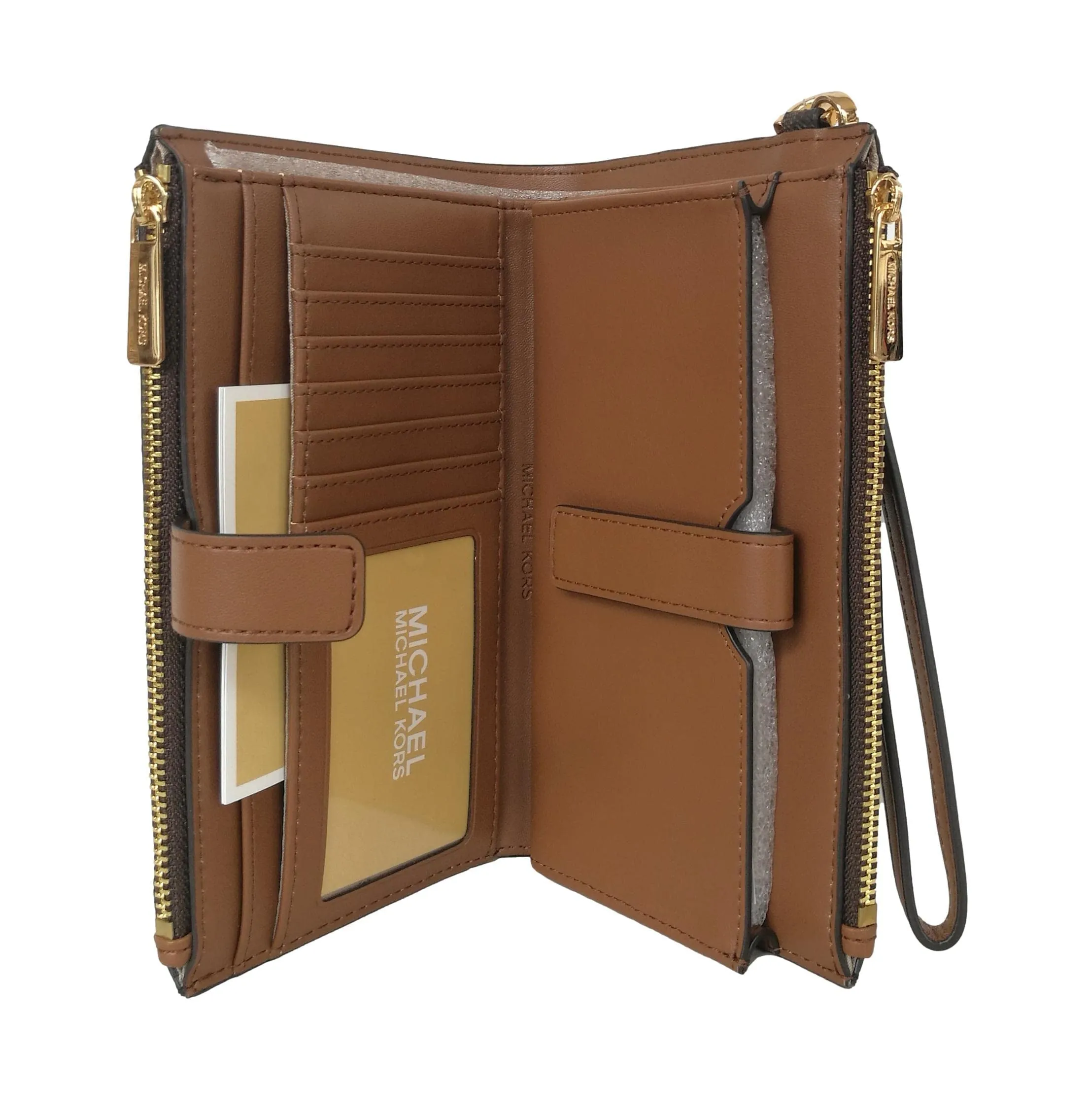 Michael Kors Jet Set Portafoglio da Polso Doppia Zip, Magenta, Medium - immagine 4