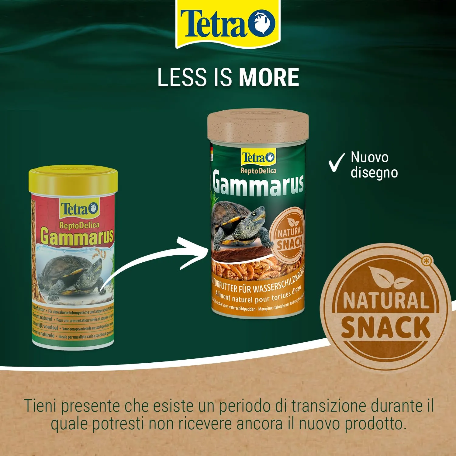 Tetra Gammarus Turtle Food, 1 L - immagine 2