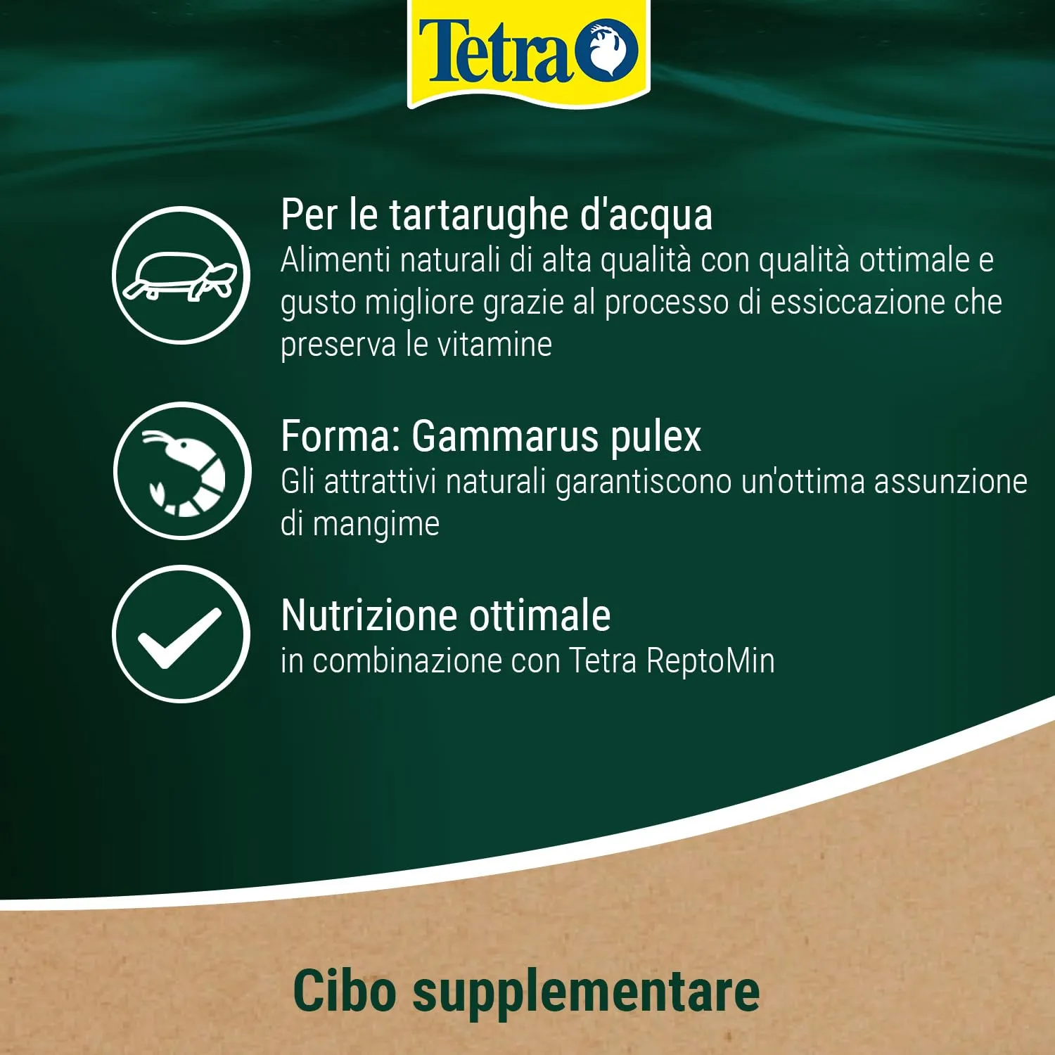 Tetra Gammarus Turtle Food, 1 L - immagine 5