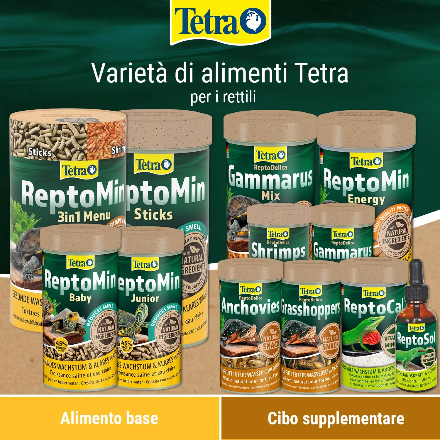 Tetra Gammarus Turtle Food, 1 L - immagine 8