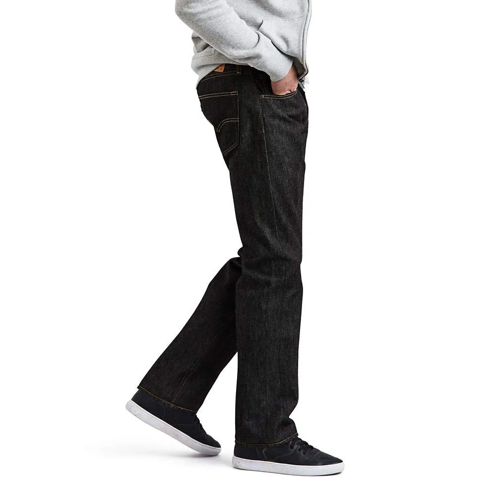 Levi's 501 Original Fit V5 Jeans Uomo, Black Stf, 30W / 32L - immagine 2