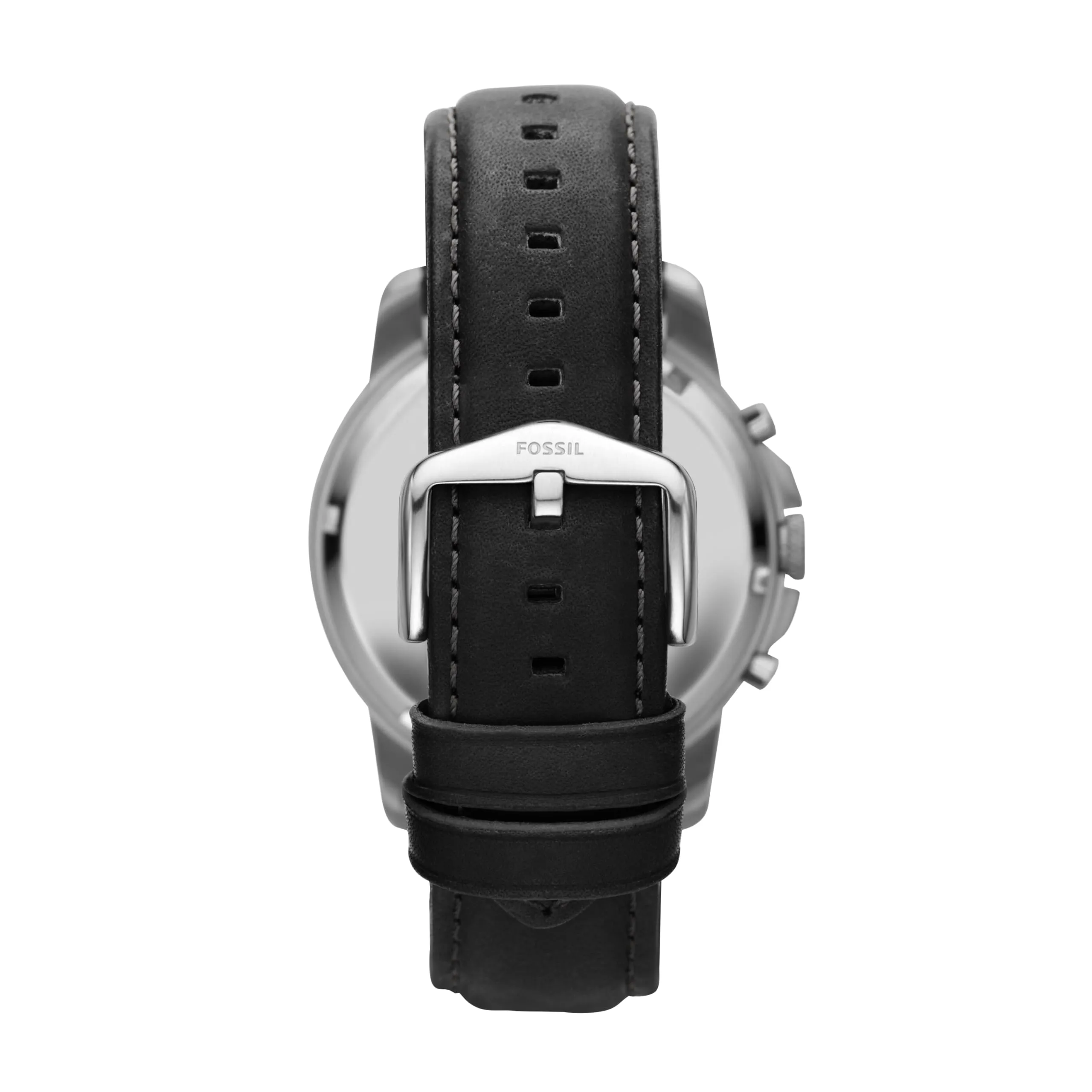 Fossil Grant Cronografo Uomo FS4812 Acciaio Inossidabile 44 mm Nero e Grigio - immagine 2