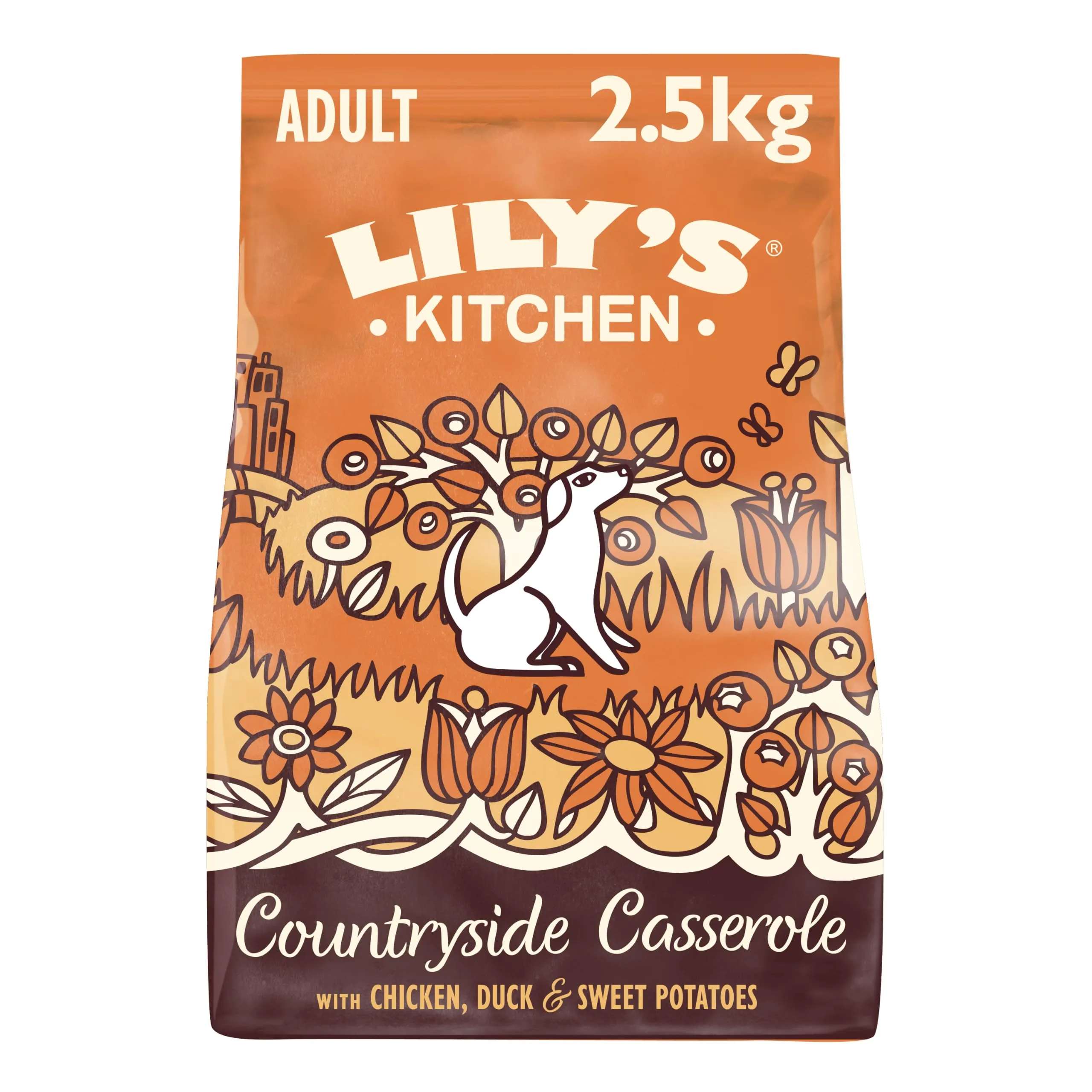 Lily's Kitchen Cibo secco per cani adulti senza cereali con pollo e anatra, 2.5kg - immagine 1