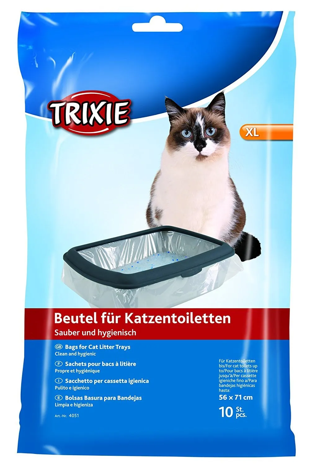 Trixie Sacchi per lettiere per gatti, 56 x 71 cm, 10 pezzi - immagine 4