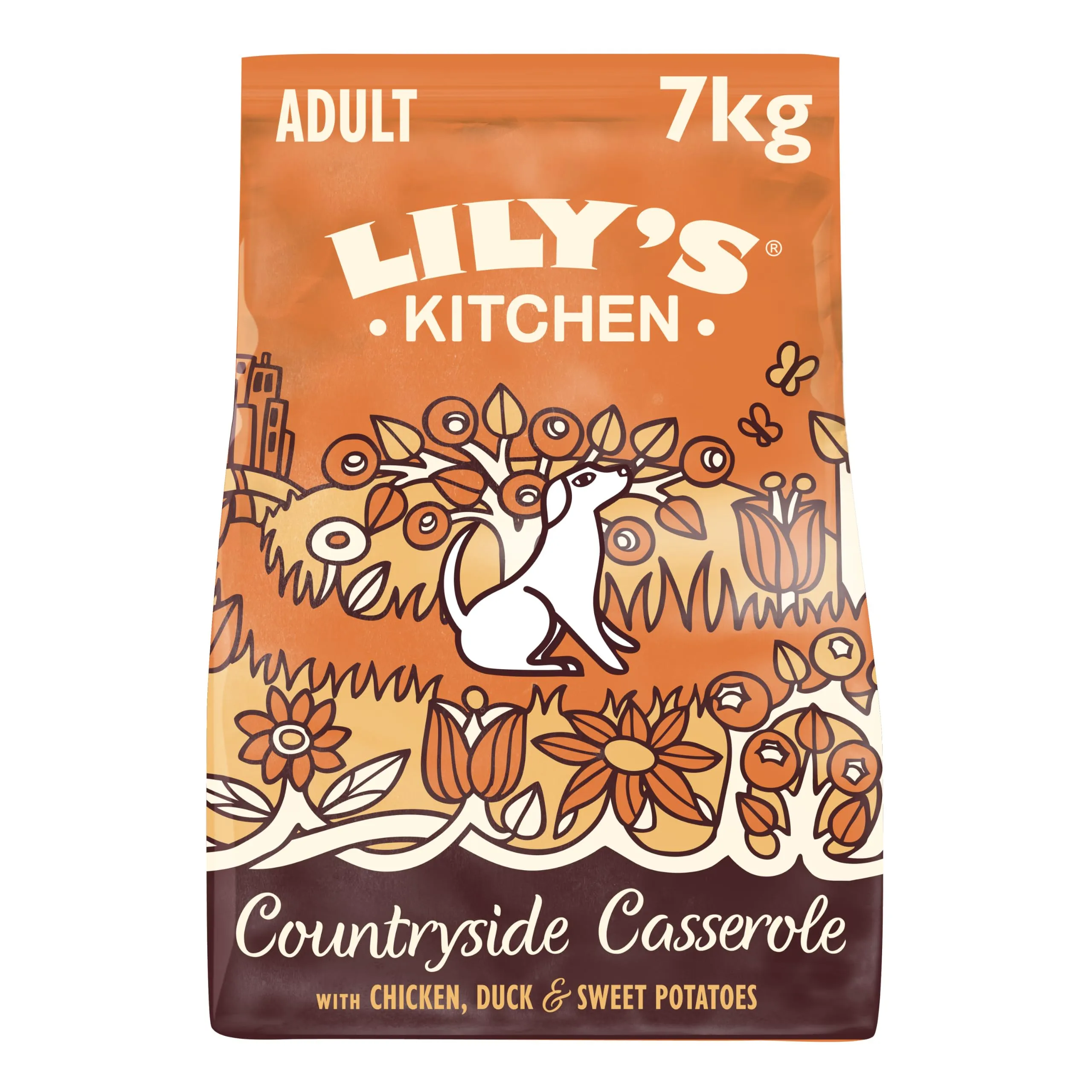 Lily's Kitchen Cibo secco per cani adulti senza cereali con pollo e anatra, 7kg - immagine 1