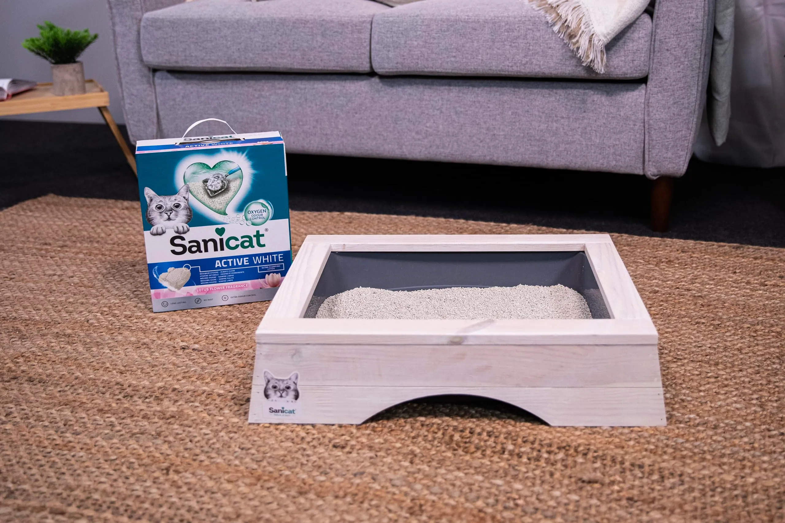 Sanicat Active White Fiore di Loto Lettiera Agglomerante, 6 l - immagine 10