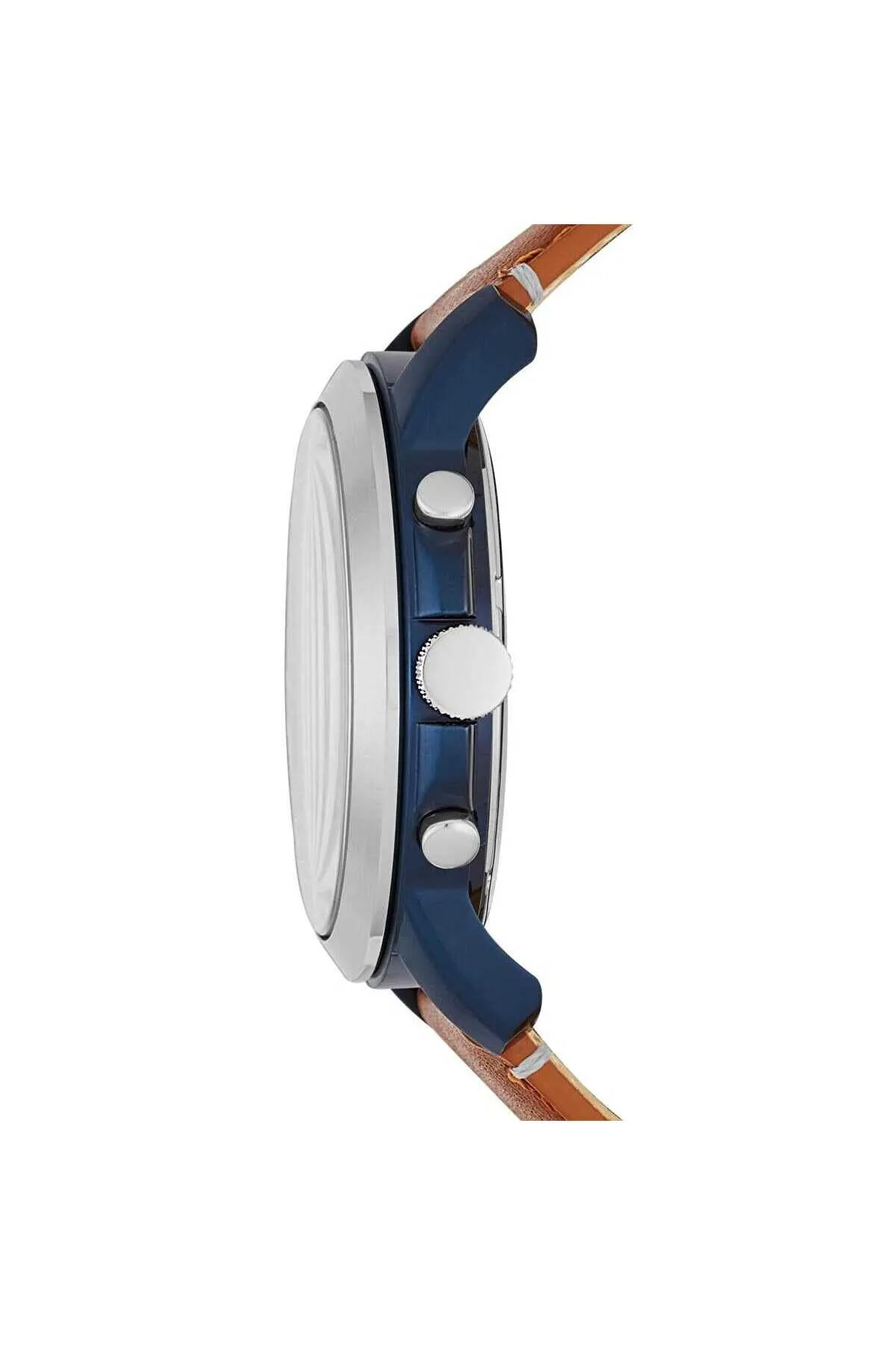 Fossil Grant Orologio da Uomo Cronografo FS5151 Acciaio Inossidabile Bicolore 44 mm Cinturino in Pelle Marrone - immagine 2